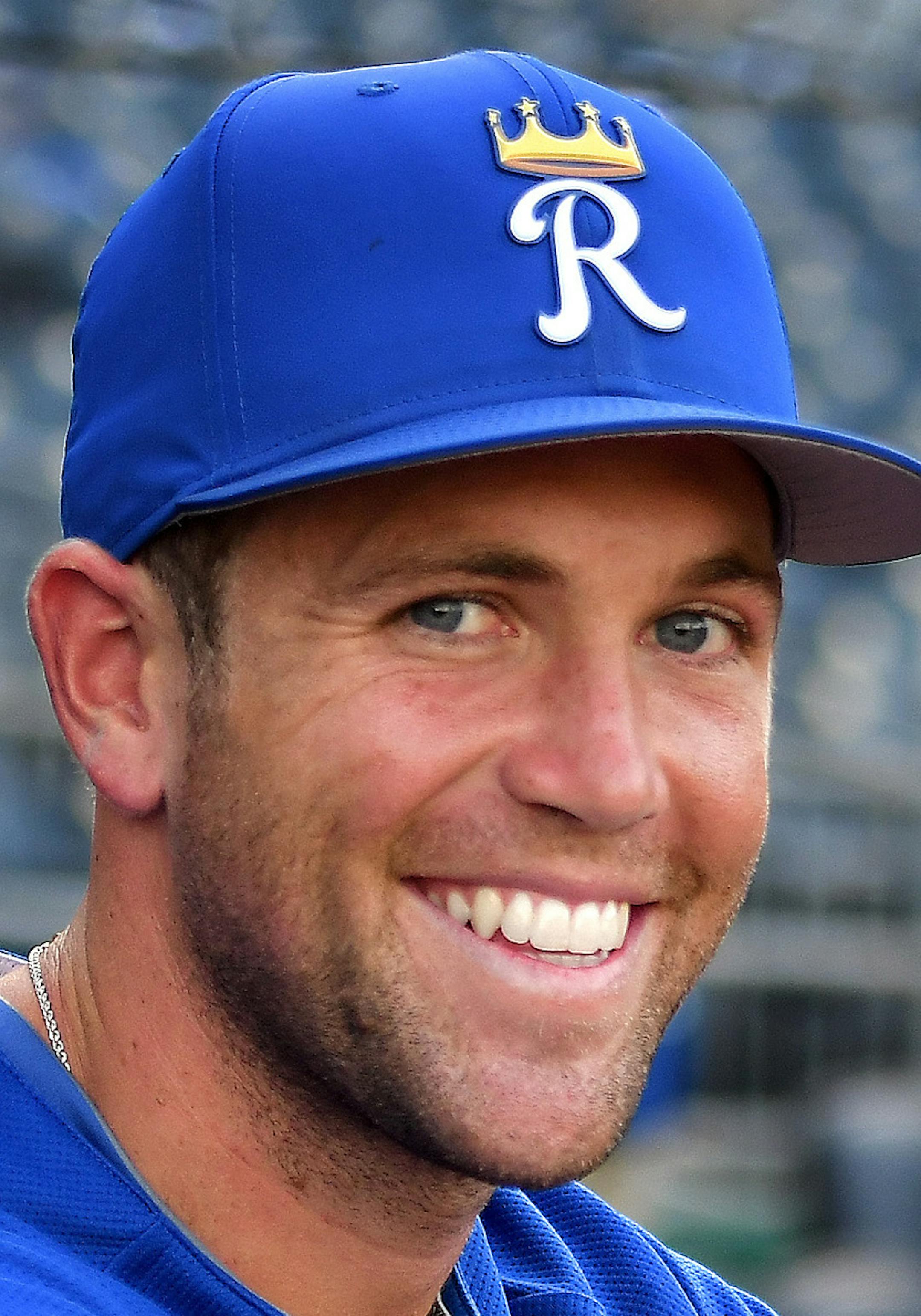 Kansas City Royals pitcher Jason Adam before action against the Detroit Tigers on Friday, May 4, 2018, at Kauffman Stadium in Kansas City, Mo. (John Sleezer/Kansas City Star/TNS) ORG XMIT: 1230346