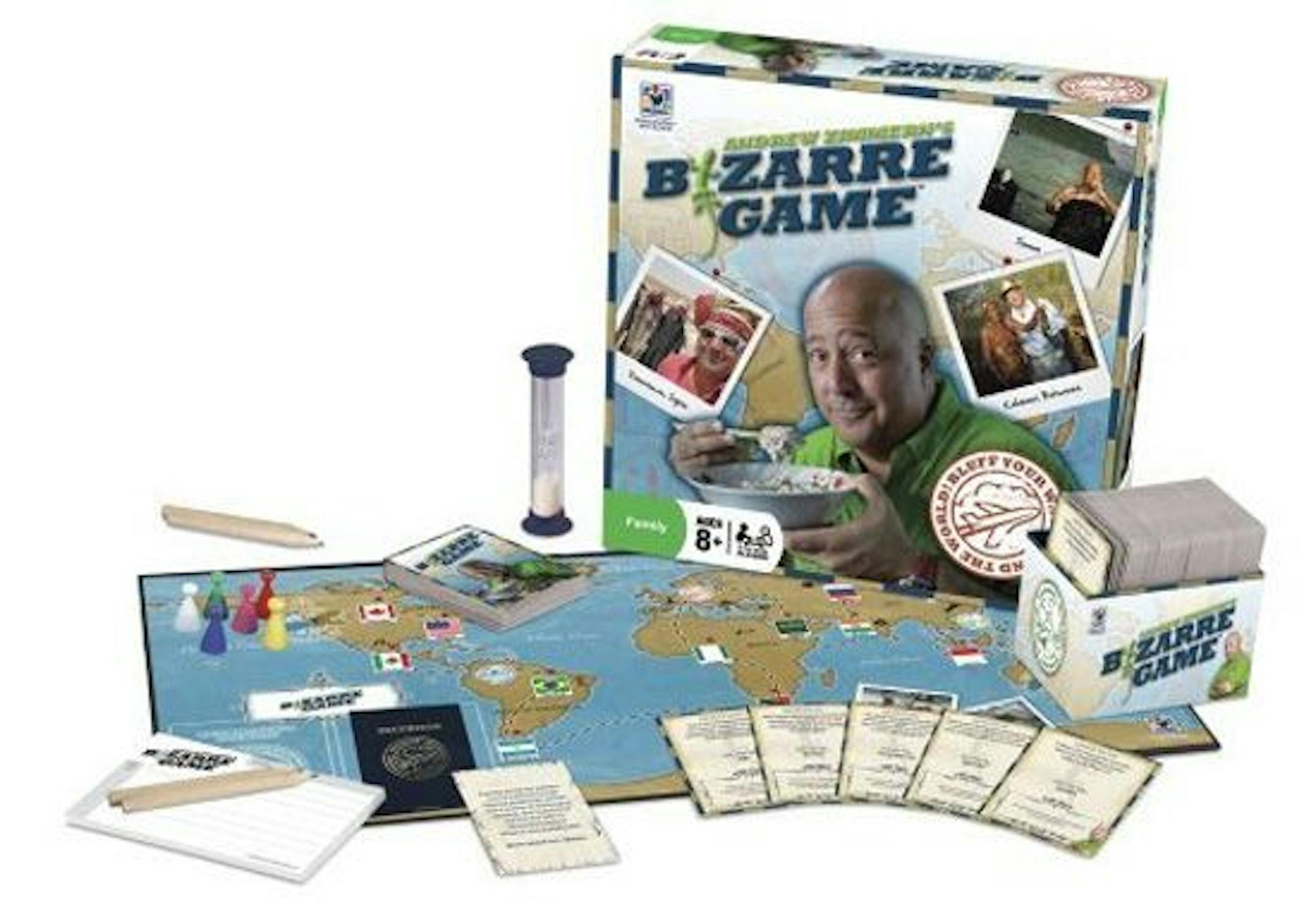 Andrew Zimmern's Bizarre Game from Discovery Bay Games.