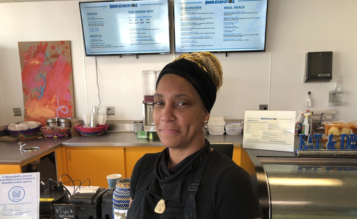 Owner Wendy Puckett of the expanding House of Soul cafe and caterer in north Minneapolis. Photo:Neal.St.Anthony@startribune.com