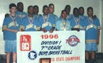 Joe Mauer is at far left and Mo Hargrow is fourth from left in this photo of Jimmy Lee's seventh grade state championship team. The photo was provided