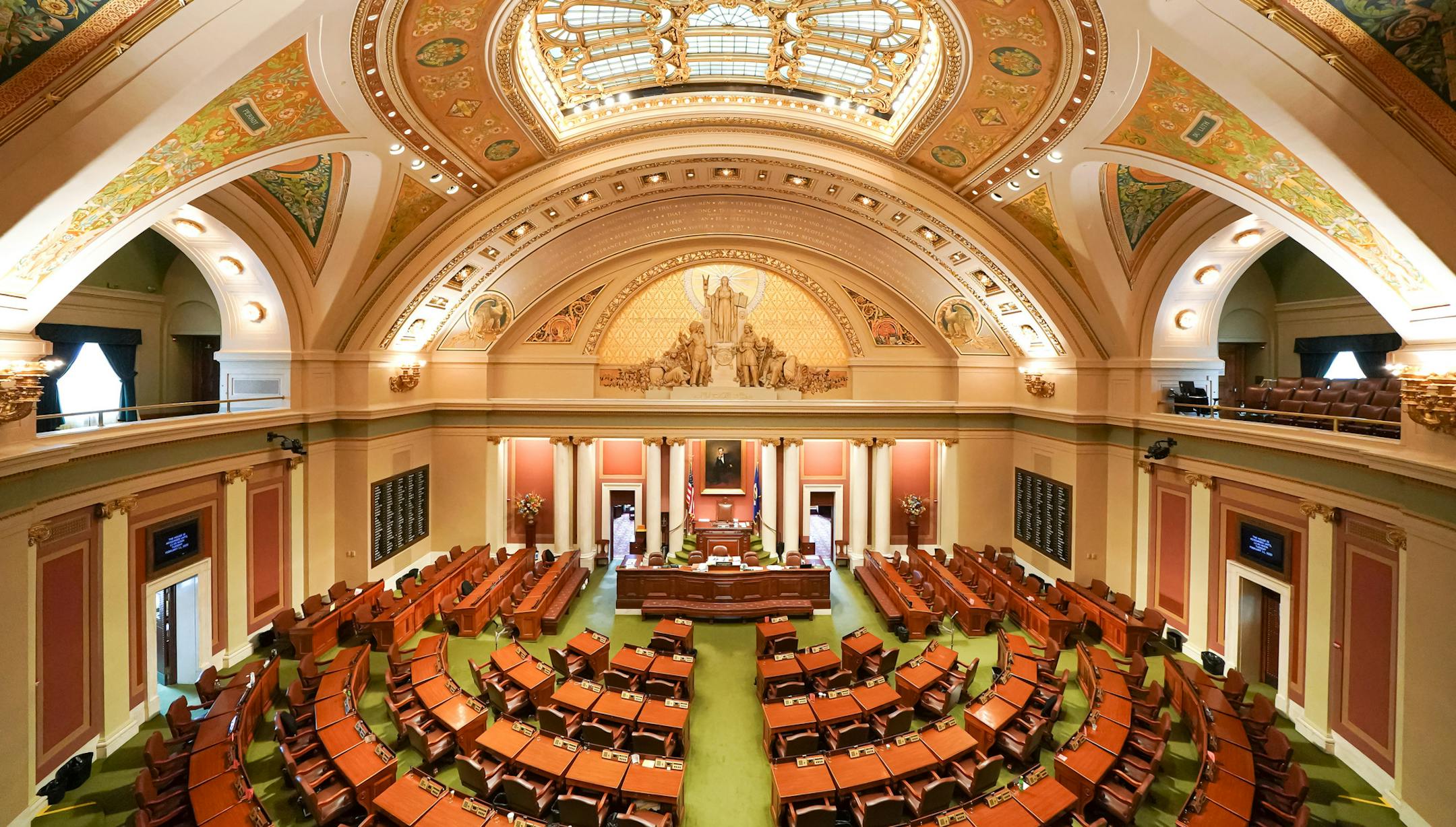 The Minnesota House Chamber Tuesday morning. A special session still looms to finish much of the work that was not completed before the session came to a close at midnight Monday night. ] GLEN STUBBE &#x2022; glen.stubbe@startribune.com Tuesday, May 21, 2019 The Minnesota House Chamber Tuesday morning. A special session still looms to finish much of the work that was not completed before the session came to a close at midnight Monday night.