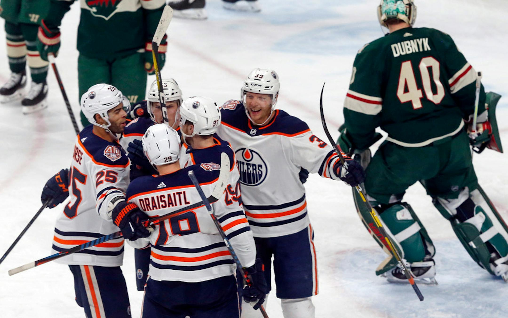 The Wild were booed off the ice after losing 4-1 to Edmonton in its last home game.