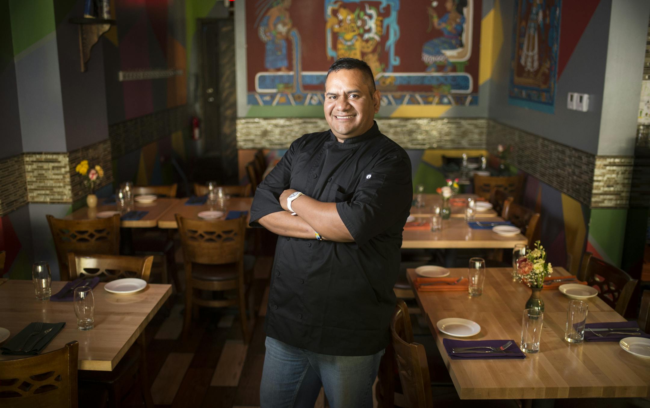 La Fresca chef/owner Hector Ruiz, in the restaurant&#x2019;s dining room. &#x201c;In this business, the profits are not big,&#x201d; he said. &#x201c;You do it because you love it.&#x201d;