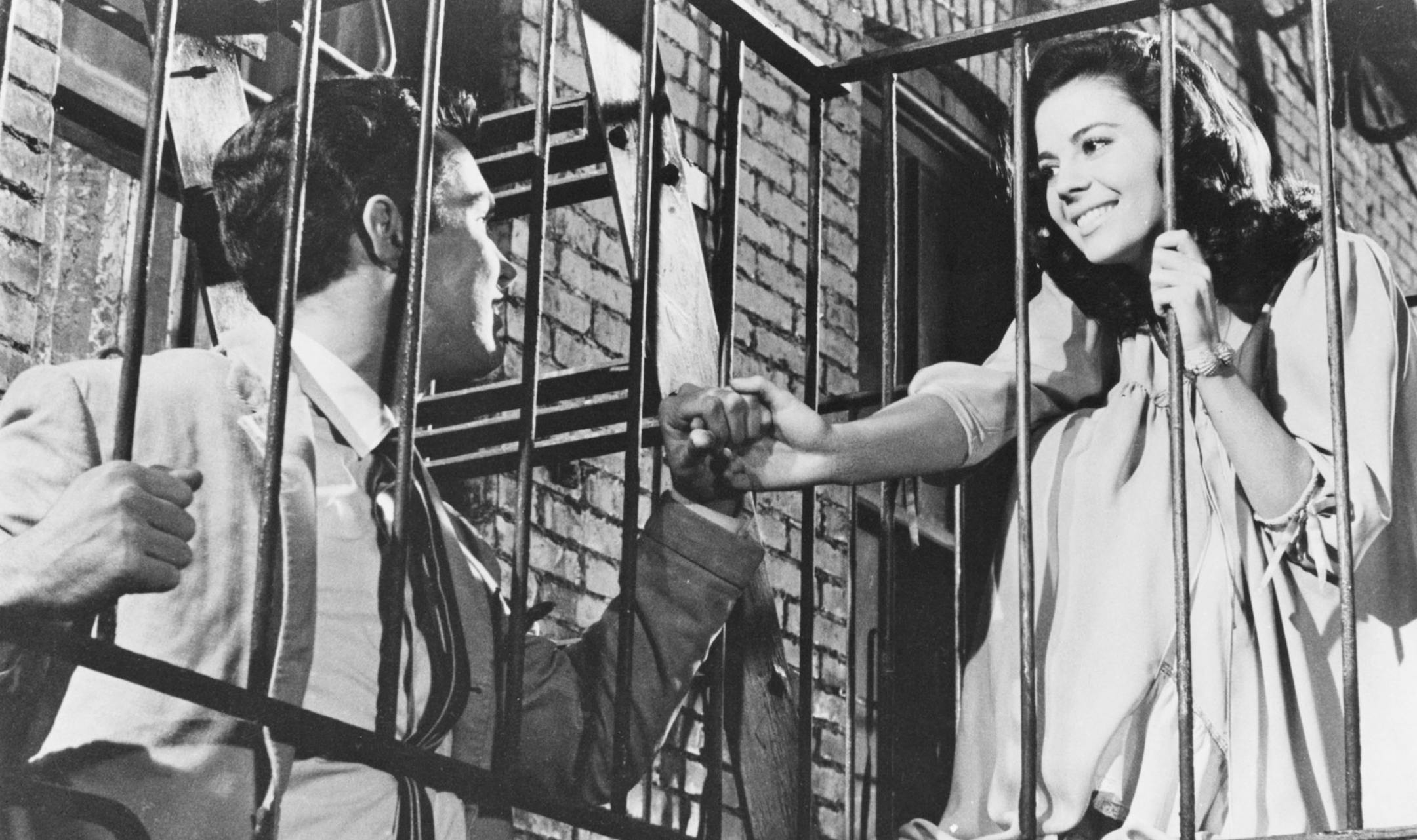 ~ a scene from the 1961 musical movie classic "West Side Story." At right is Natalie Wood. File photo courtesy of United Artists.