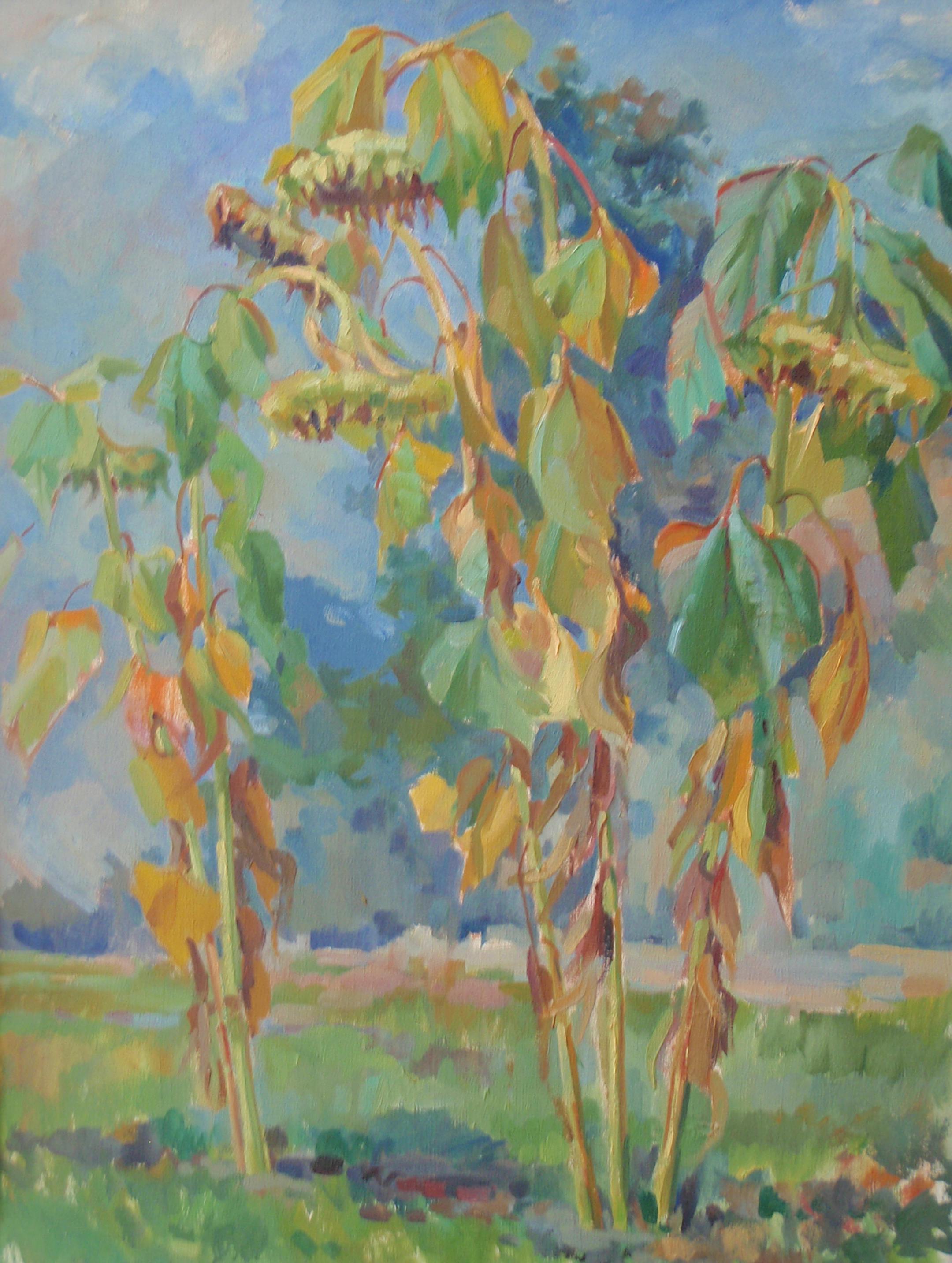 1."Sunflowers" oil Olexa Bulavitsky