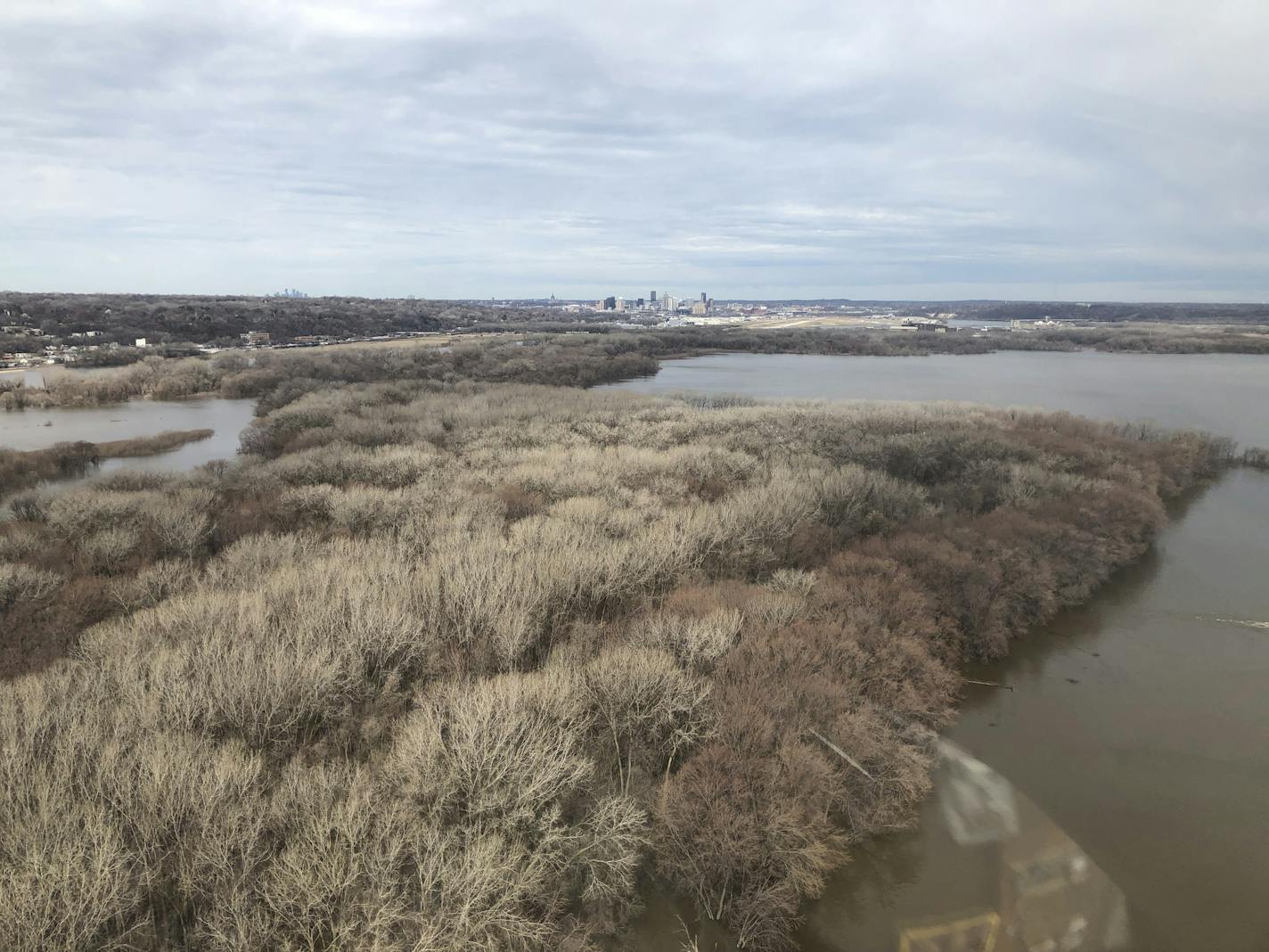 Photos courtesy of John Moriarty:
2. Pig&#x2019;s Eye Regional Park in St. Paul hosts eight eagle nests, not visible in this view.
FOR ONE TIME USE ONLY