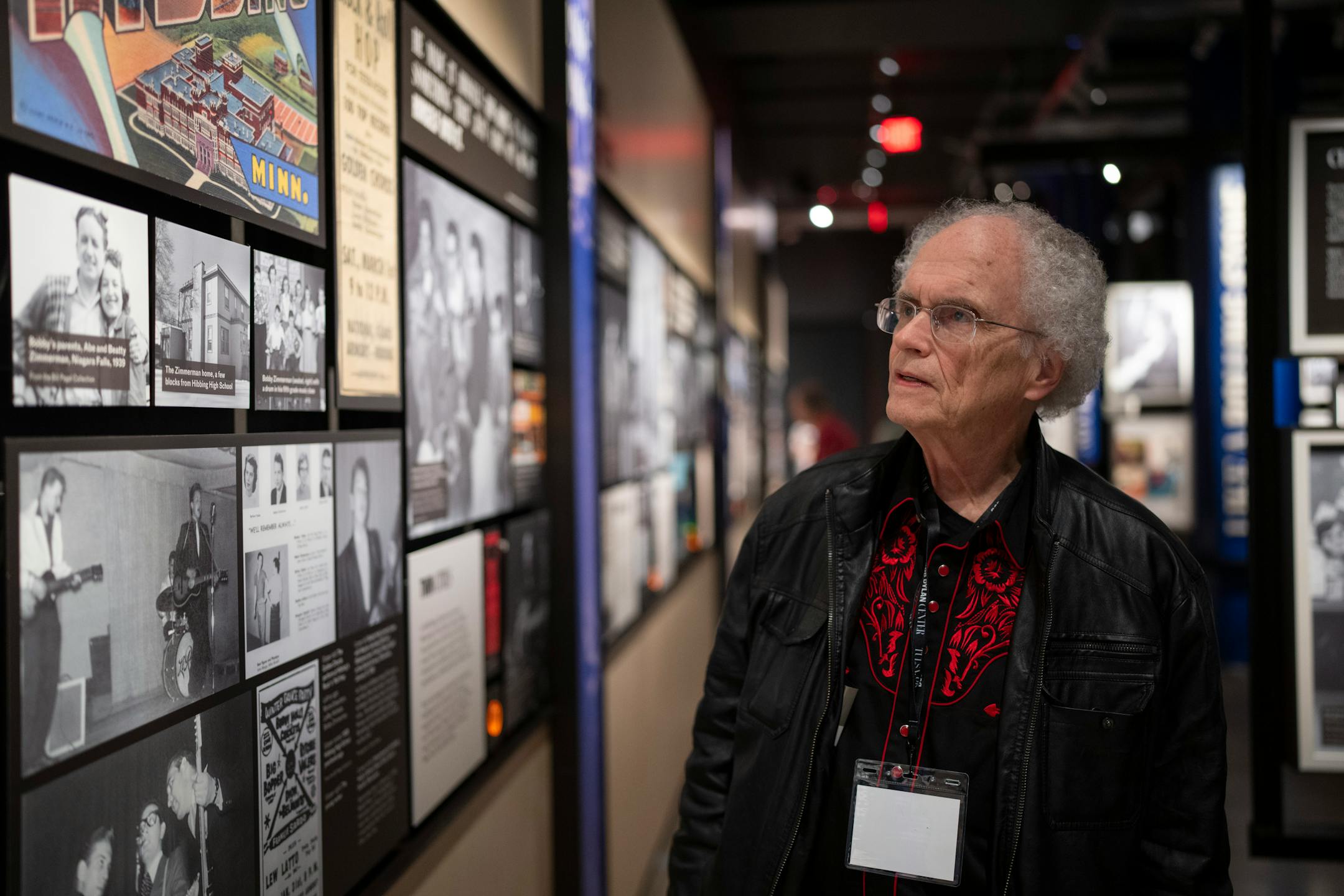 Bill Pagel is a leading collector of Dylanalia and provided some of the items in the display at the museum.