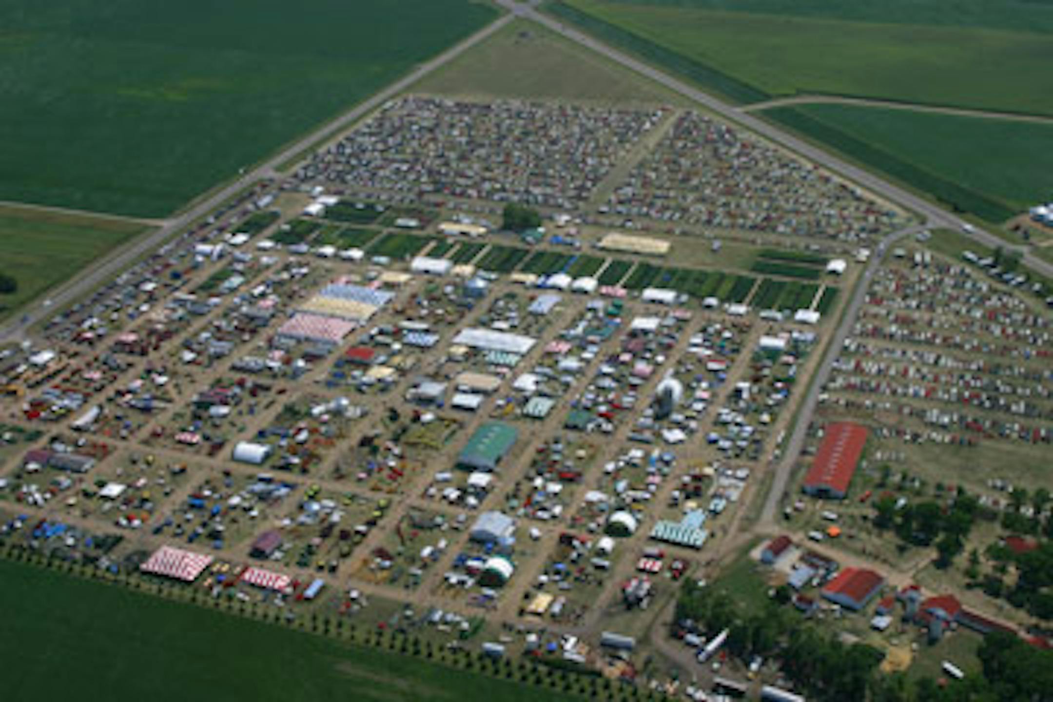 Spot the politics in the sea of Farmfest tents