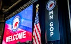 The stage was being prepared Thursday for this weekend’s Minnesota State Republican Convention at the Mayo Civic Center in Rochester.