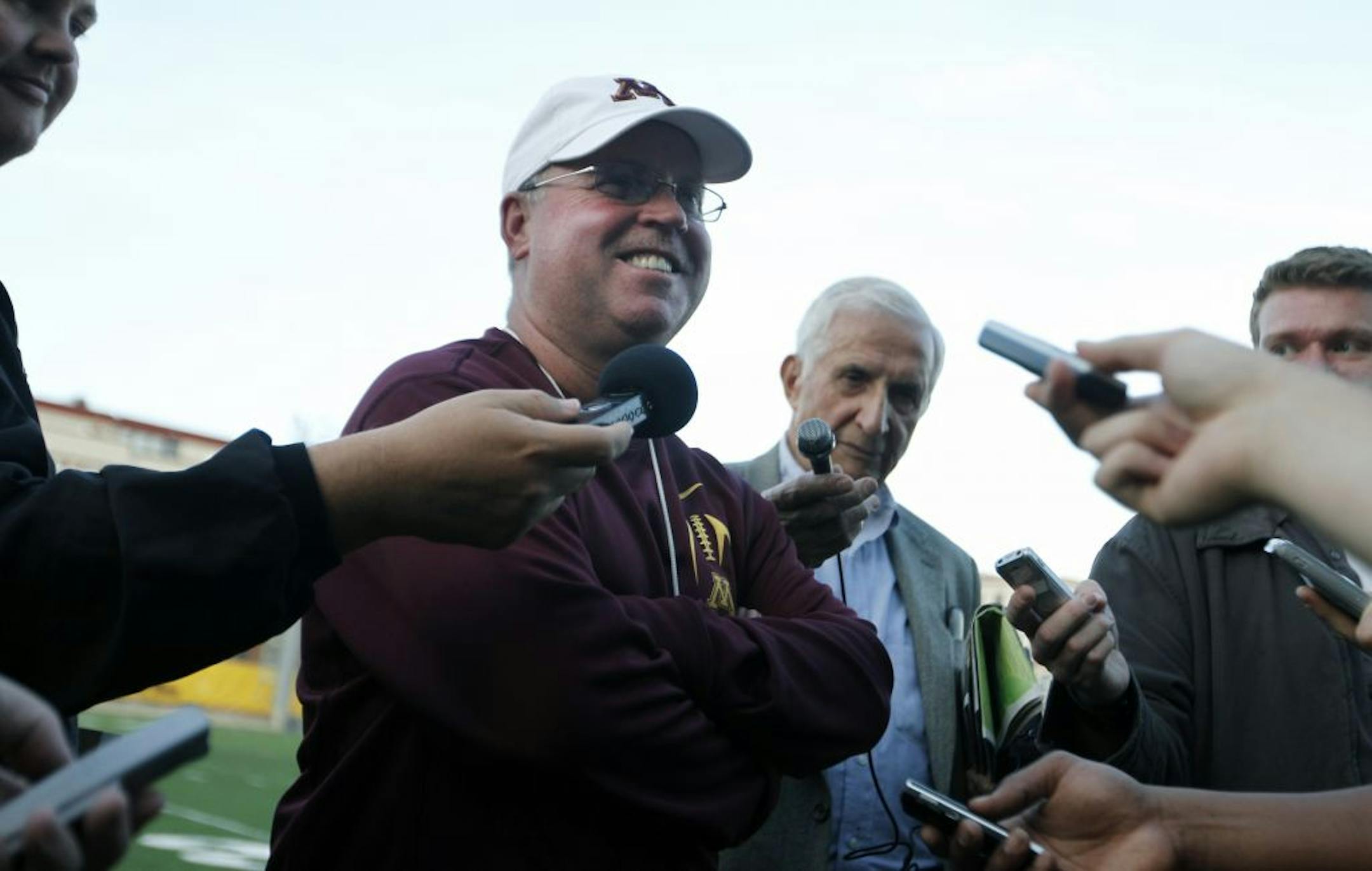 Gophers football coach Jerry Kill returned to football practice Wednesday, after having tests done for his seizures over the past four days.