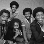 The Temptations' Otis Williams, at left, with then-members Richard Street, Melvin Franklin, Dennis Edwards and Glenn Leonard in the 1970s.