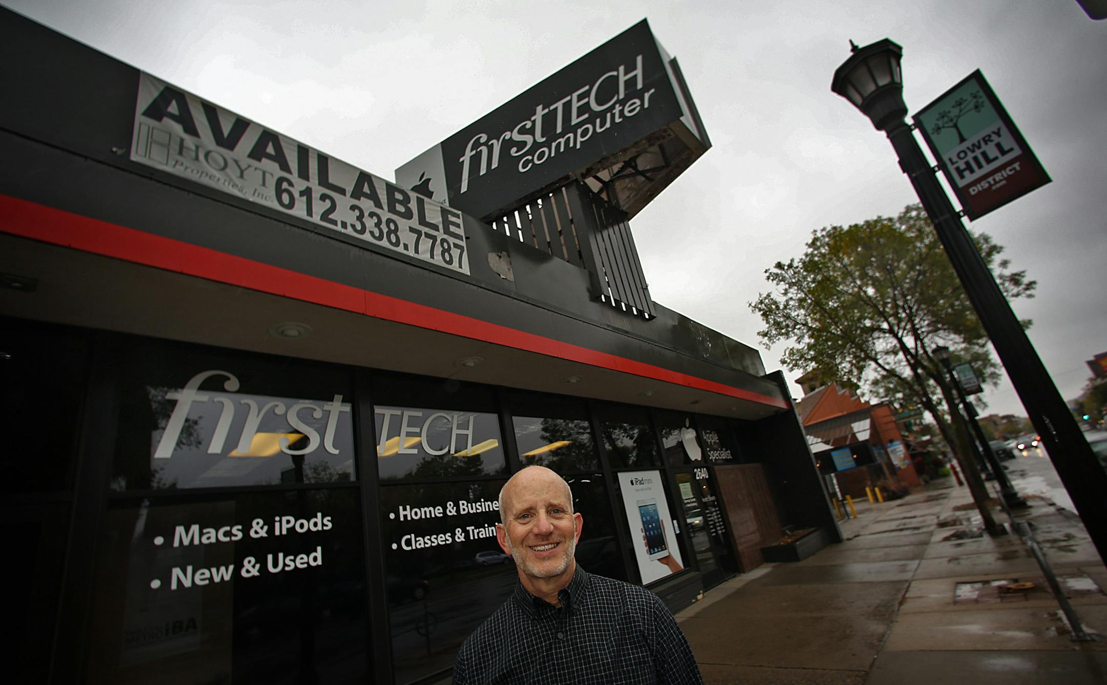 Harvey Zuckman, who along with his family, owned the Apple Computer dealer and repair shop FirstTech at 2640/42 Hennepin Avenue. As was reported in March, Zuckman closed the biz due to cut-rate competition from big boxes. It was one of two original Apple dealerships in the Twin Cities. His father got the original charter from Apple in 1977. Last week Zuckman sold the two 1950s buildings to Green Mill owner Paul Dzubnar for $1.5 million. ] JIM GEHRZ &#x201a;&#xc4;&#xa2; jgehrz@startribune.com / M