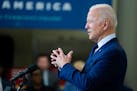 President Joe Biden delivers remarks on the economy at the Cuyahoga Community College Metropolitan Campus, Thursday, May 27, 2021, in Cleveland. (AP P