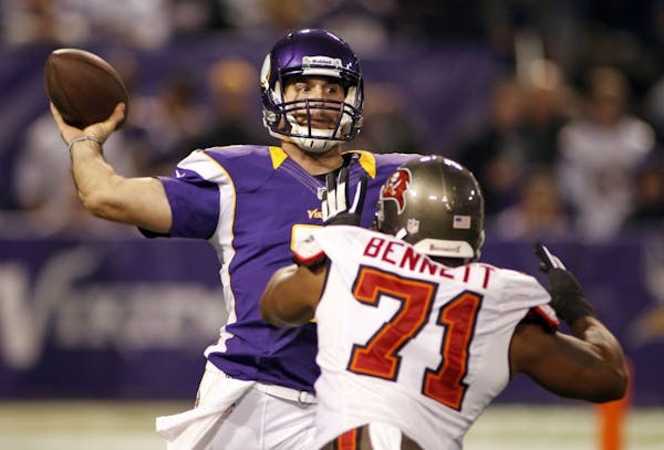 Vikings quarterback Christian Ponder has been facing more pressure in recent weeks and knows he needs to get the ball away quicker.