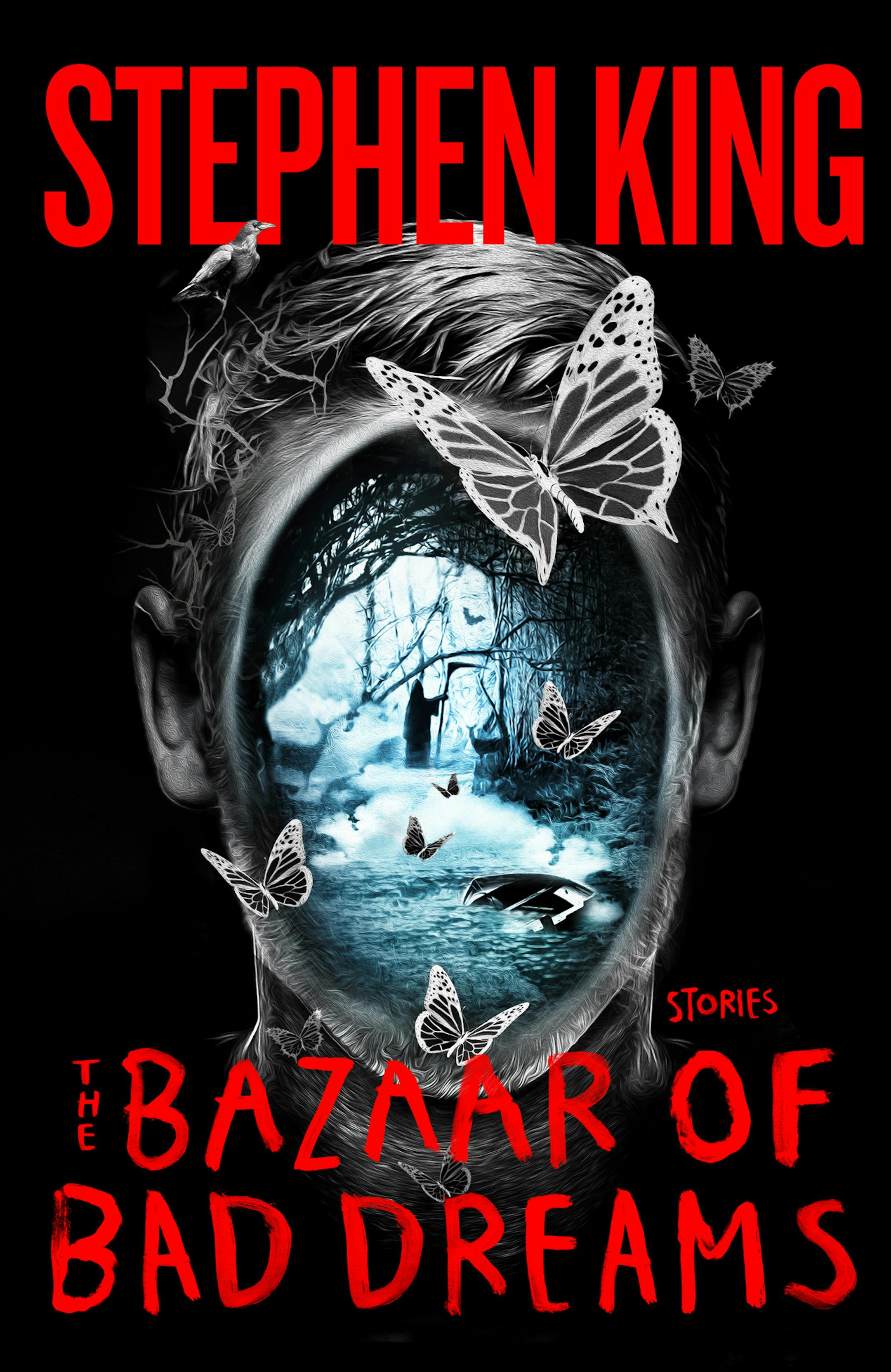 This photo provided by Scribner shows the cover of the book, "The Bazaar of Bad Dreams," by author Stephen King. (Scribner via AP)