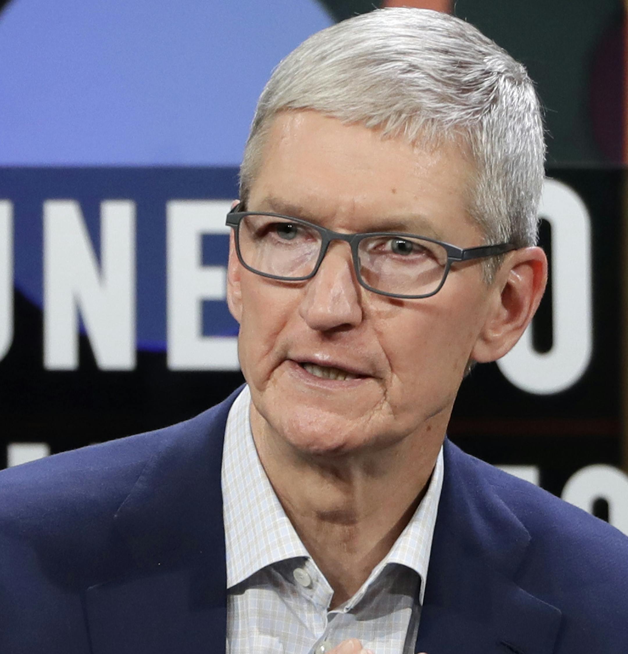 Apple CEO Tim Cook speaks during The Fortune CEO Initiative 2018 Annual Meeting, Monday, June 25, 2018, in San Francisco. (AP Photo/Marcio Jose Sanchez) ORG XMIT: CAMS105