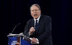 NRA Executive Vice President and CEO Wayne LaPierre speaks during the Conservative Political Action Conference on Thursday, February 22, 2018, at the 