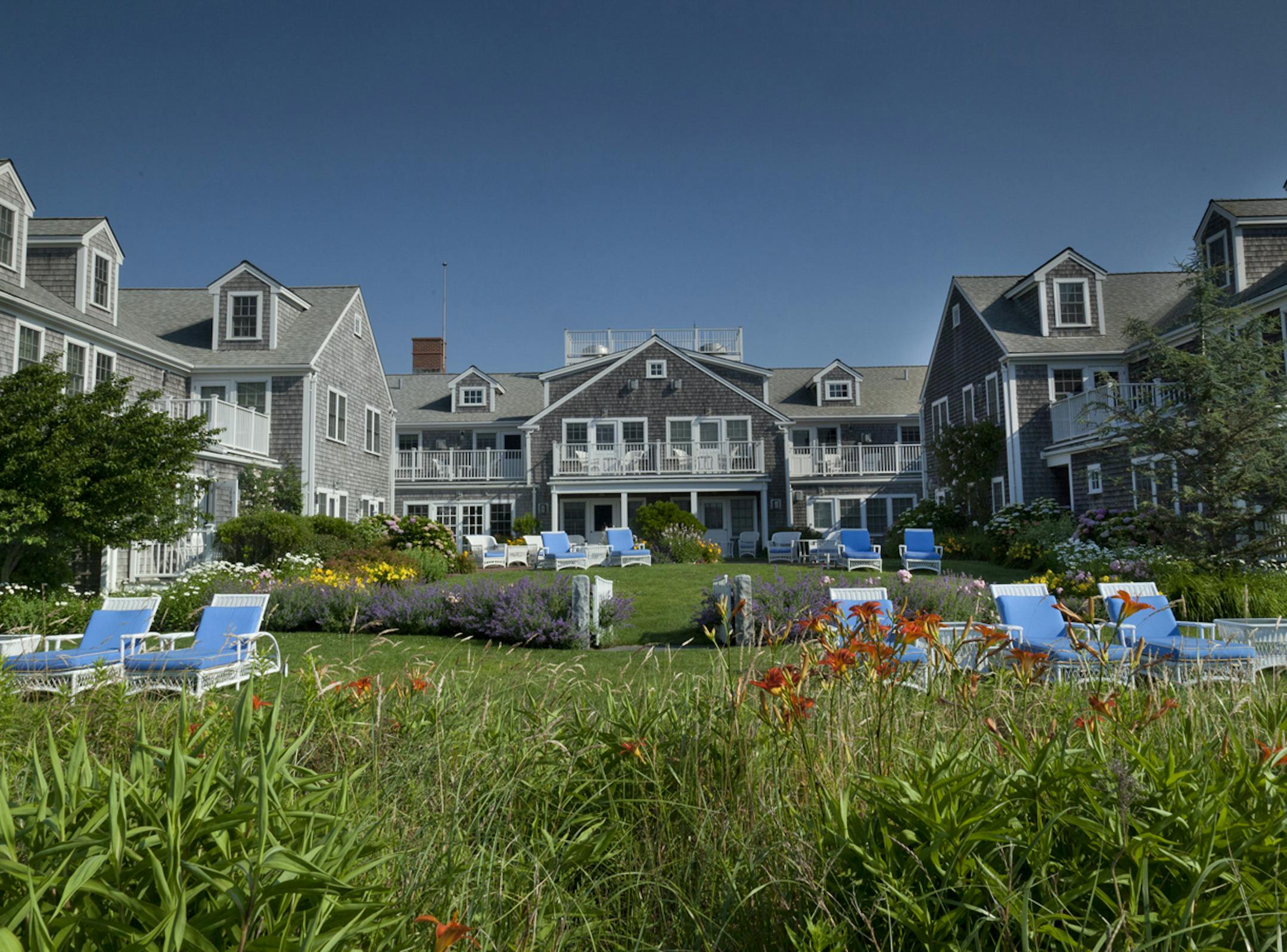An undated handout photo of the White Elephant in Nantucket, Mass. It’s one of five properties by Nantucket Island Resorts, which has rooms available in late August. Each hotel is different: The White Elephant overlooks the harbor; White Elephant Village offers free bicycle rentals and has a pool; the Cottages sits alongside the marina; the Jared Coffin House is in the heart of town, near boutiques and restaurants. (Handout via The New York Times) -- NO SALES; FOR EDITORIAL USE ONLY WITH