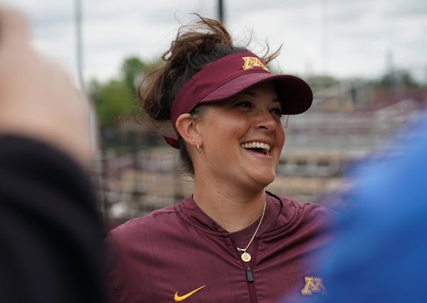 Under coach Jamie Trachsel, the Gophers softball team has a better defense but is still hitting homers and pitching well.