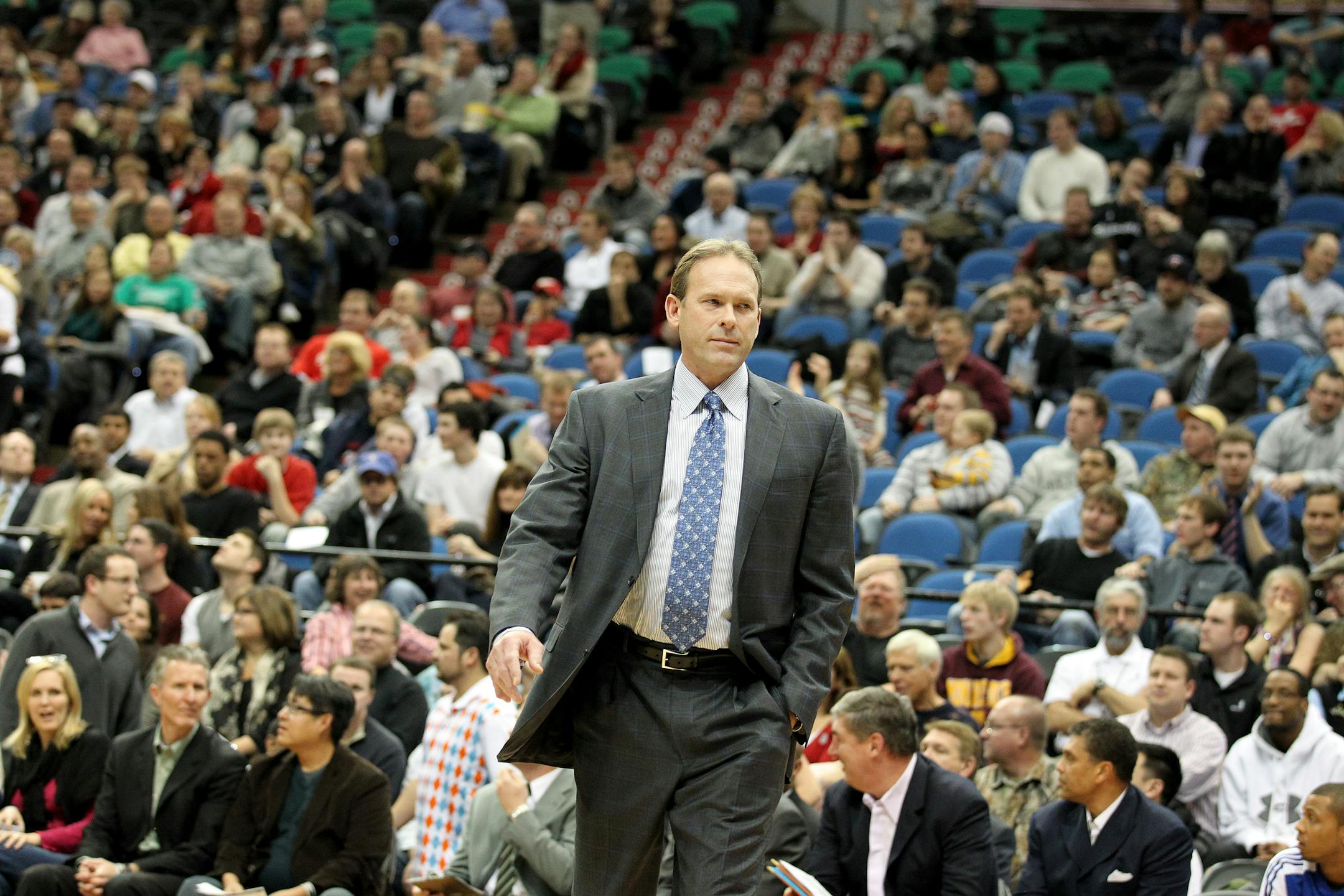 Wolves coach Kurt Rambis was ejected from the San Antonio game on Jan. 12.
