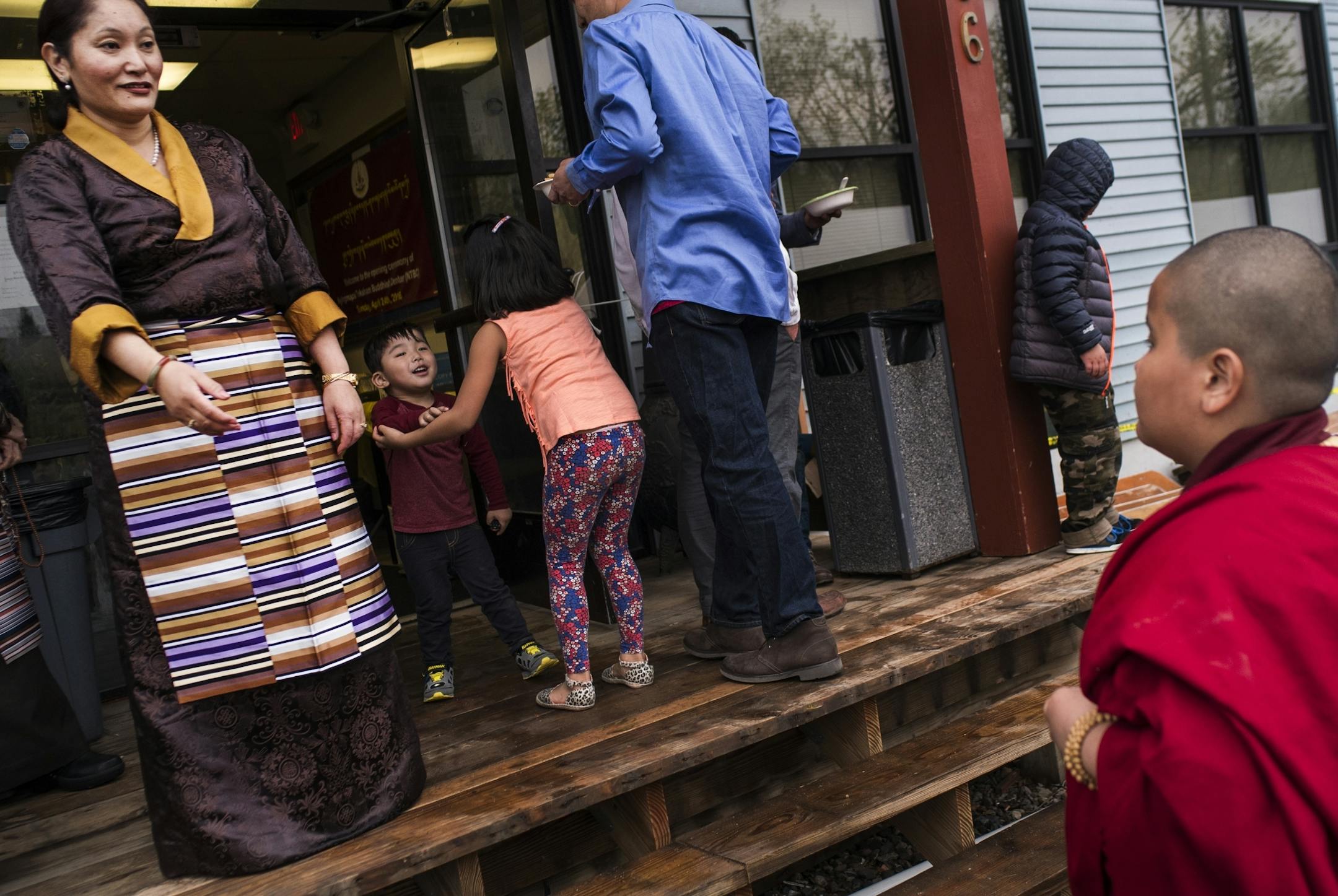 Dechen Wangmo called her son Jalue Dorjee,9, who wanted to play with the other kids, to come inside to prepare for a religious ceremony at the Tibetan American Foundation in St. Paul. Jalue Dorjee was confirmed by the Dalai Lama himself to be a very special child - the reincarnation of a lama, or spiritual guru, from the past. With this honor, comes great responsiblity - and a destiny unlike any of his Columbia Heights classmates.Richard Tsong-Taatarii/rtsong-taatarii@startribune.com