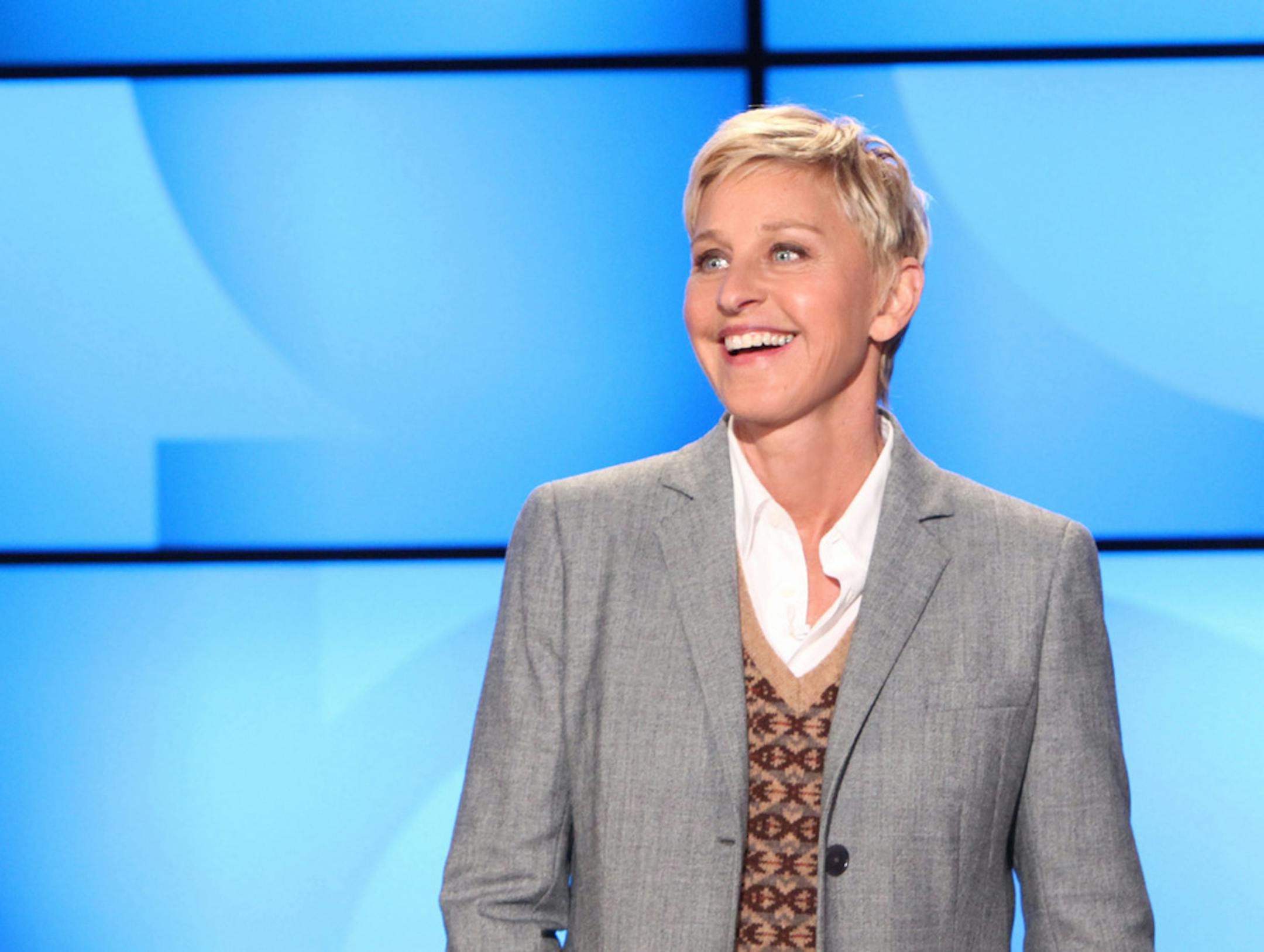 Talk show host Ellen DeGeneres.