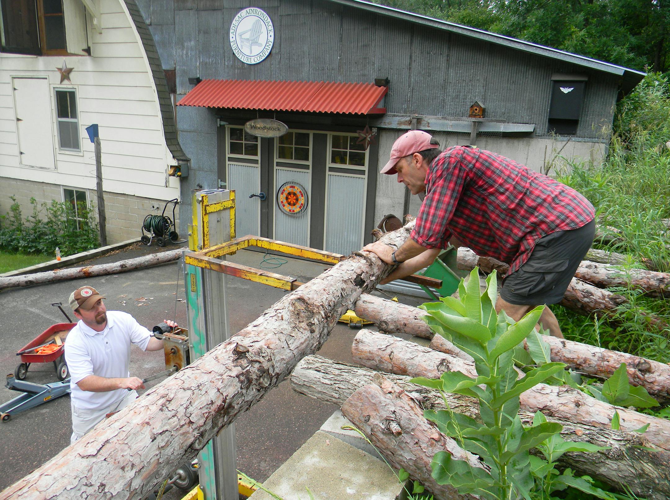 Log jam Photo by Callie Sacarelos, Special to the Star Tribune