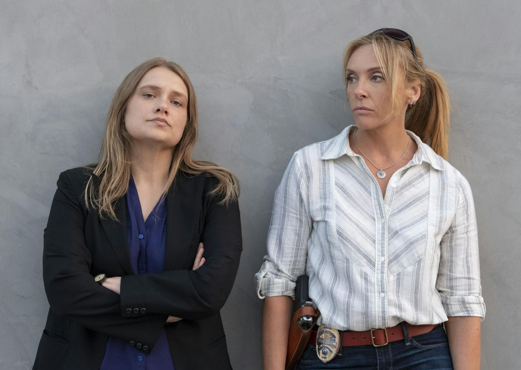 Merritt Wever and Toni Collette in "Unbelievable."