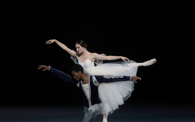 Christine Shevchenko (Giselle) and Calvin Royal III (Albrecht) in American Ballet Theatre's "Giselle," a ballet about love, remorse and forgiveness.