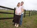 In this image released by TLC, Anna and Josh Duggar pose Friday, April 10, 2009 in Springdale, Ark.