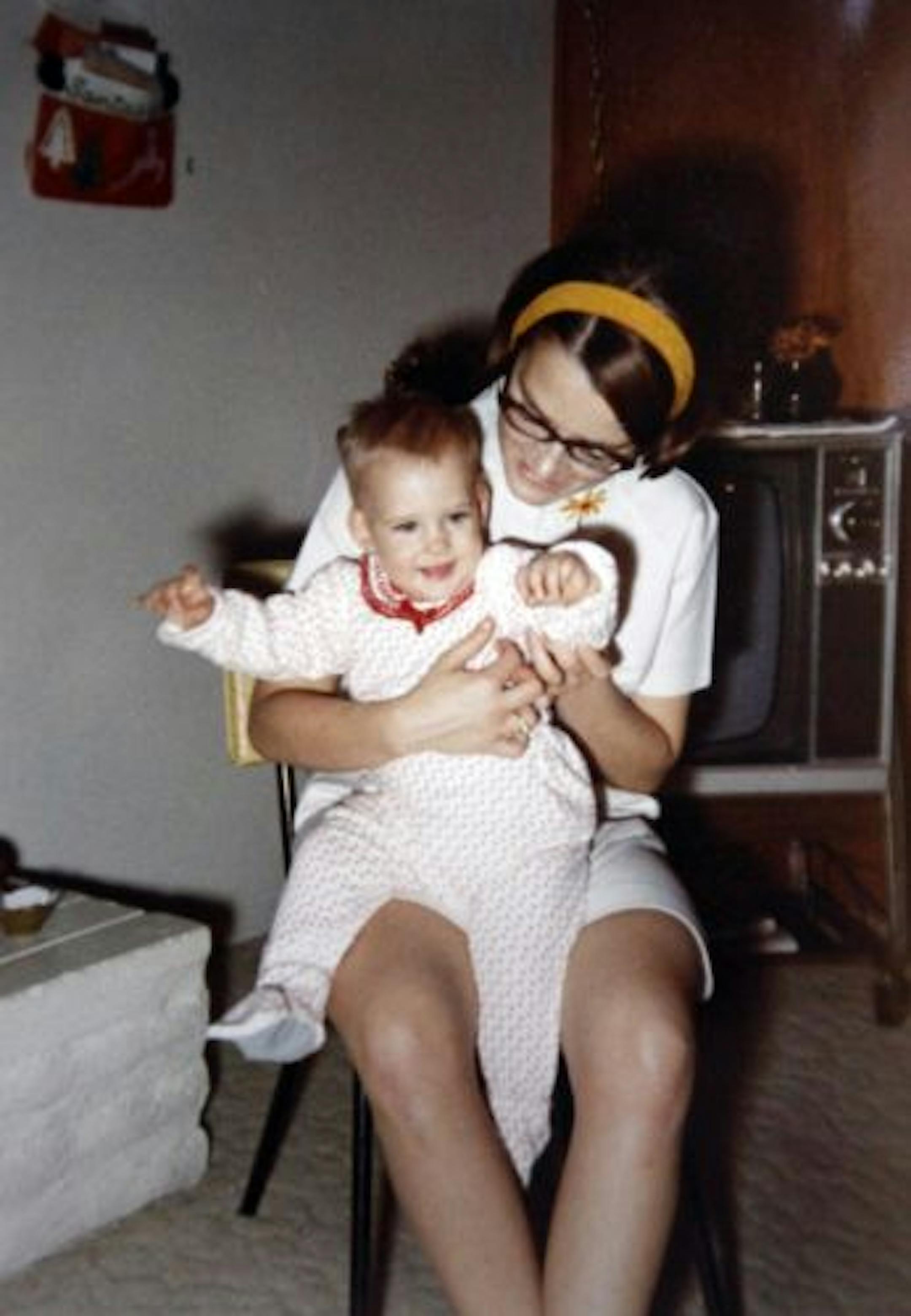 Brenda Cummings and daughter Amy at a past Christmas celebration.