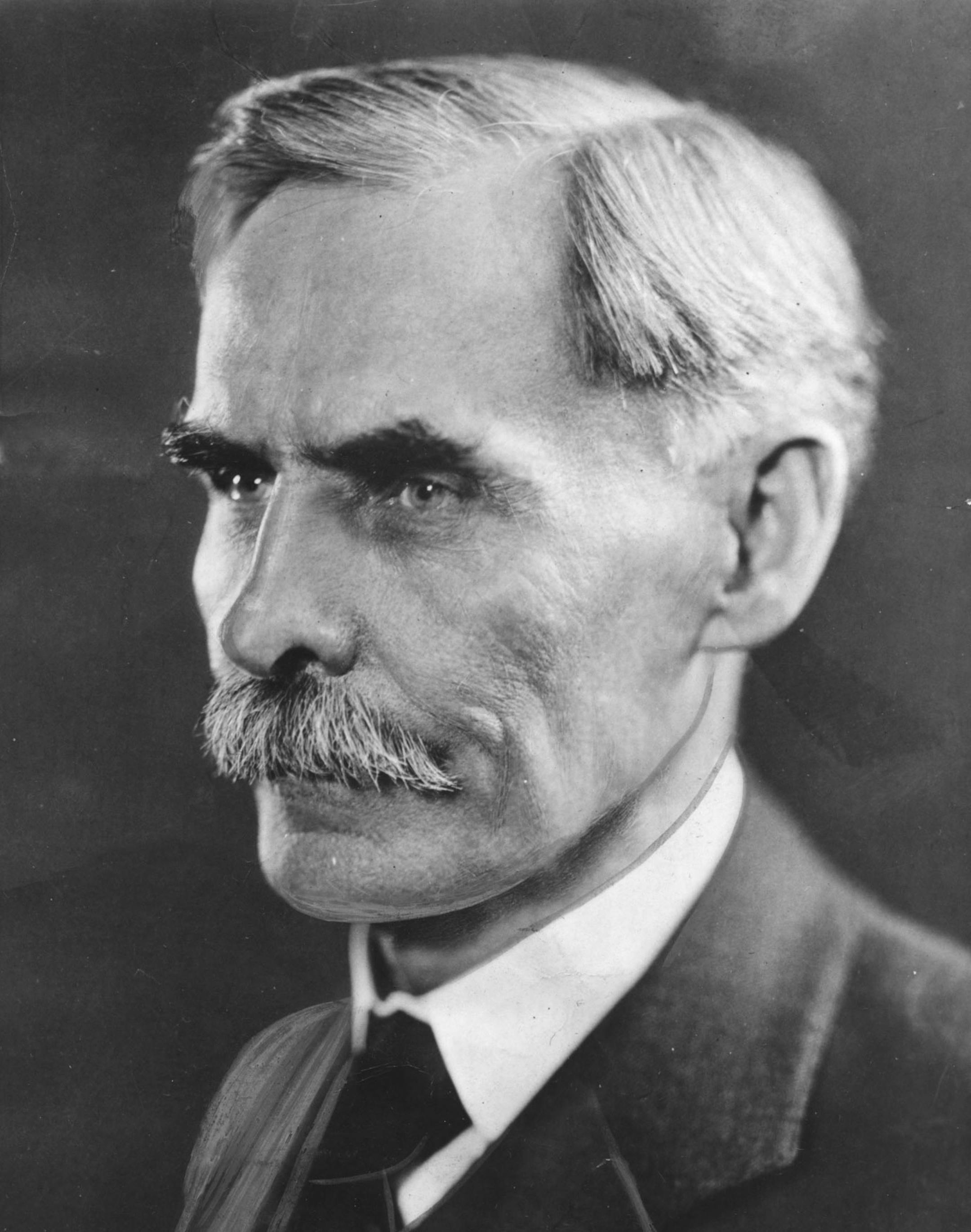 Andrew J. Volstead, US congressman from Granite Falls, Minnesota, is known as the "father" of the prohibition laws in the US (later repealed), and as a supporter of farmers and farm cooperatives. File photo received Feb 1931 in the Minneapolis Journal Library.