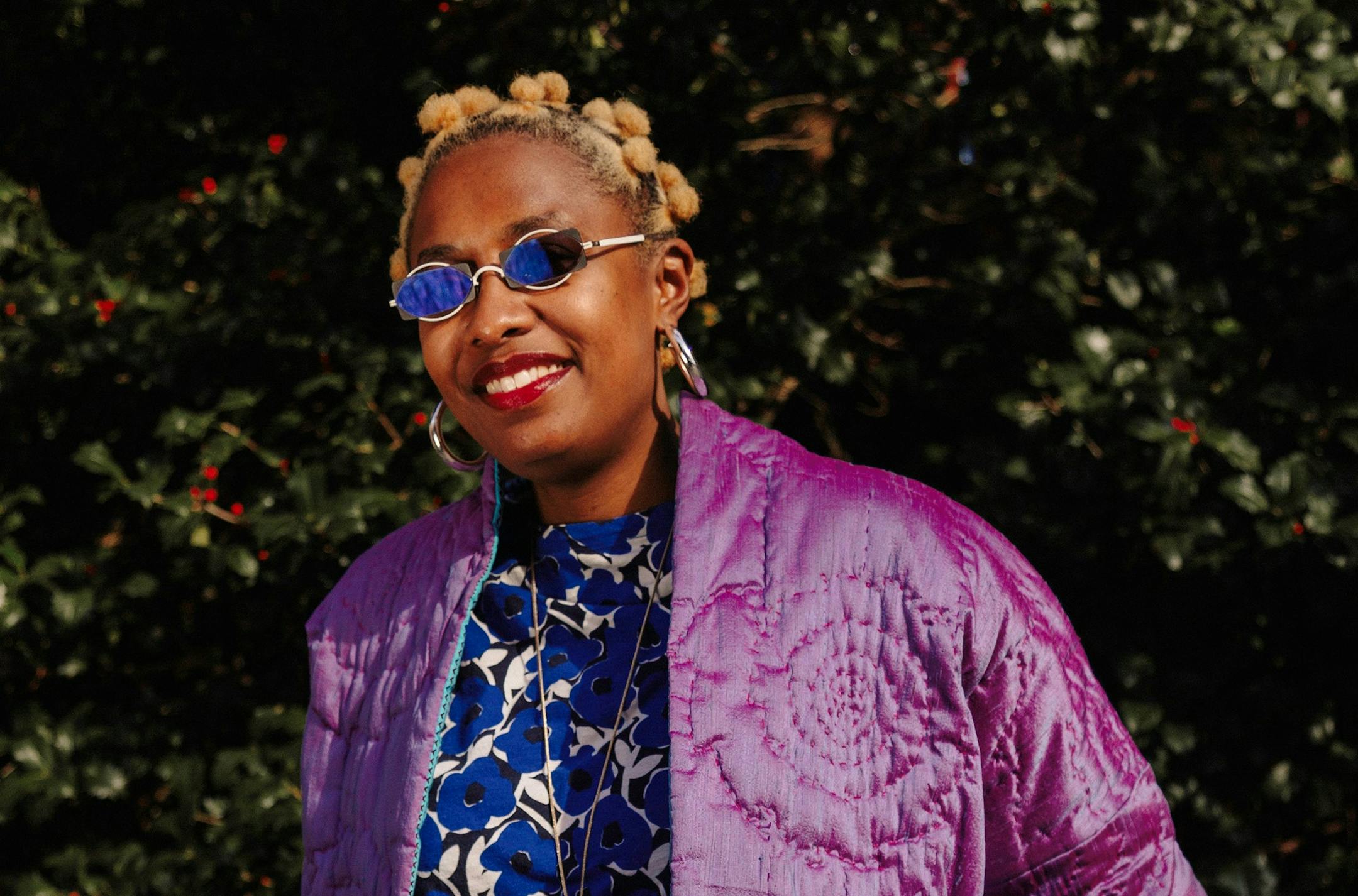 Cécile McLorin Salvant in New York, Feb. 17, 2022. The vocalist who dares to take on older music with unsavory history turns inward on "Ghost Song," her most revealing and rewarding album yet. (Olivia Galli/The New York Times)
