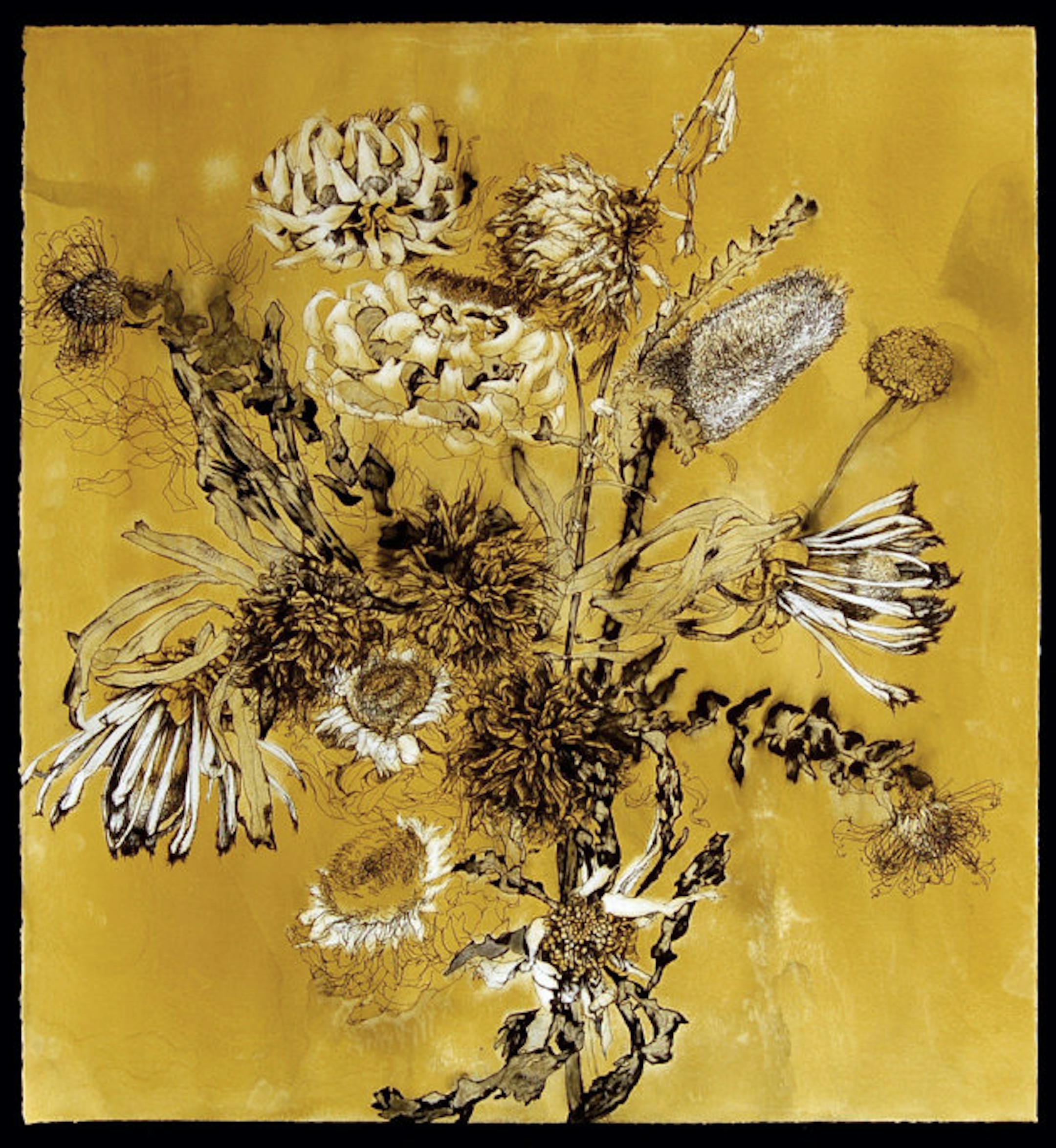 This Helen Gotlib painting, Pot and Box, was stolen from the Uptown Art Fair.