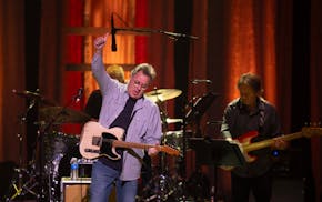 Vince Gill performs during his show at the Orpheum Theatre in Minneapolis.