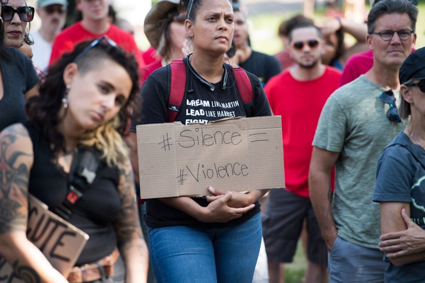 Black Lives Matter rally in Loring Park.