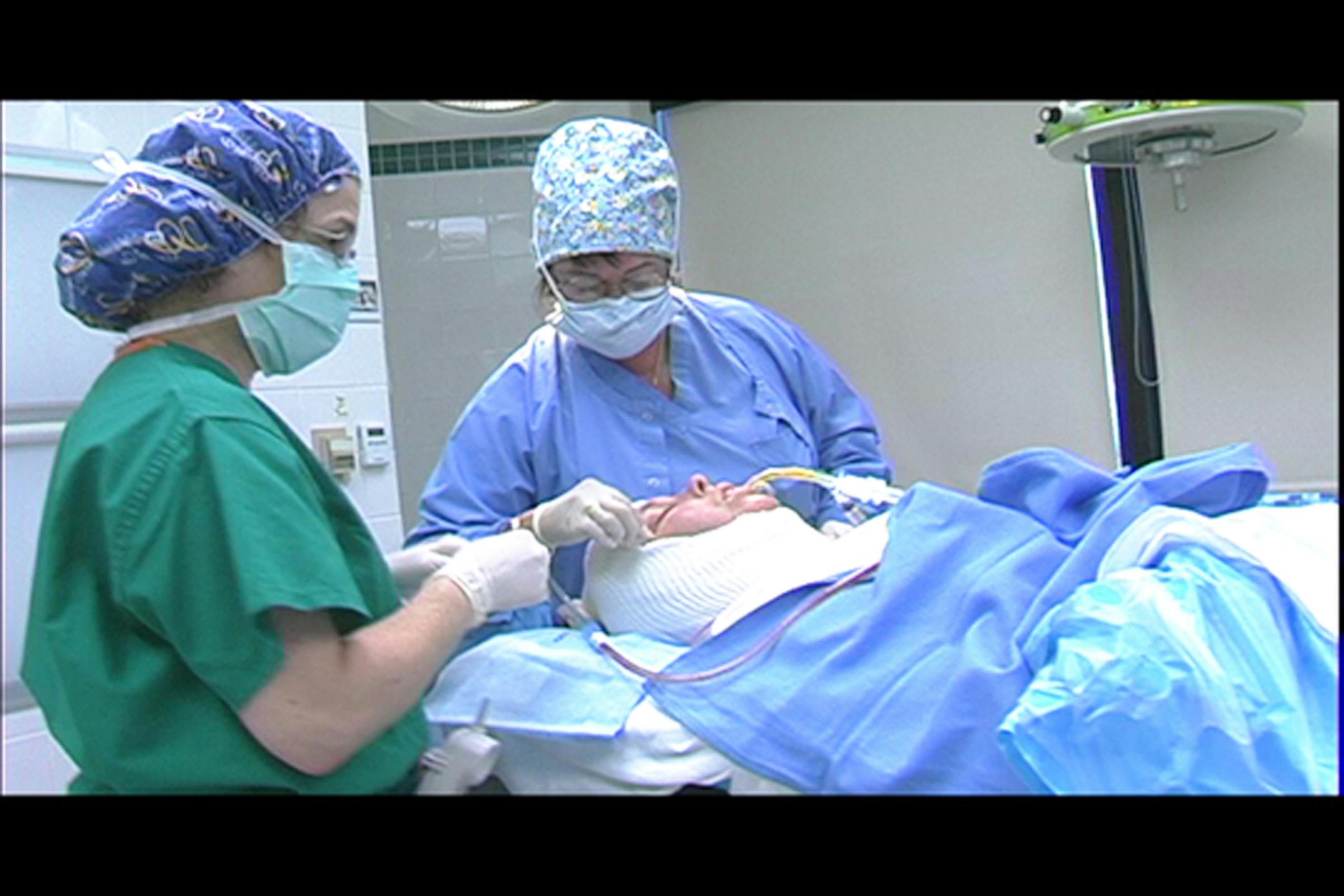 A woman goes under the knife in "America the Beautiful."