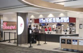 Chick-fil-A at the Twin Cities Airport.