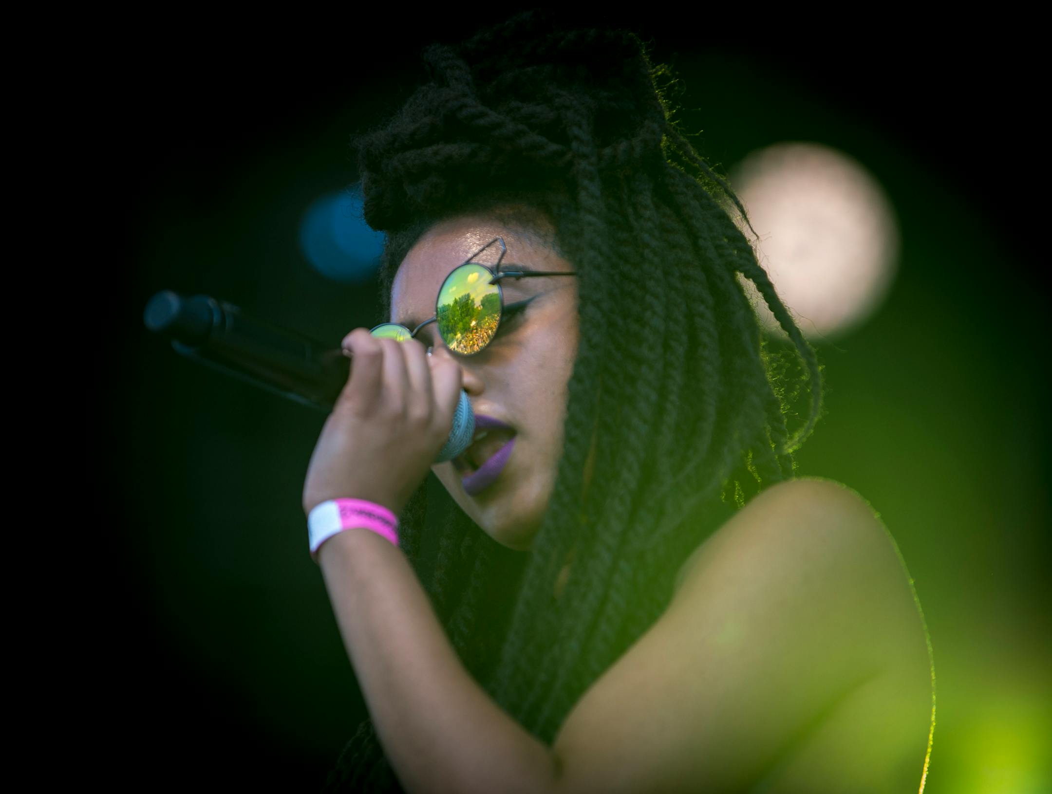 Sophia Eris performed with Grrrl Prty Saturday at Rock the Gardne. ] (AARON LAVINSKY/STAR TRIBUNE) aaron.lavinsky@startribune.com