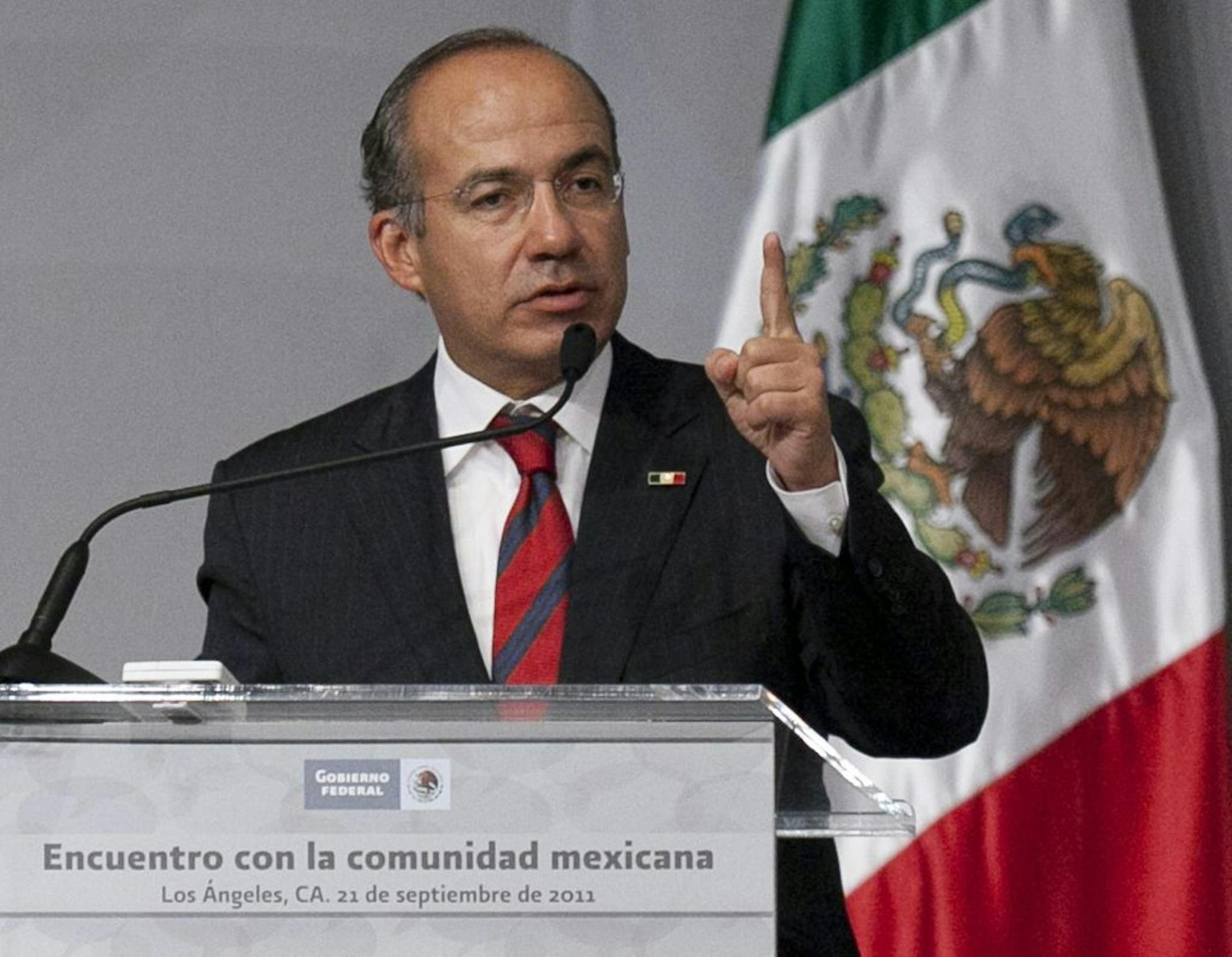 Mexico's President Felipe Calderon