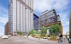 Construction began last year on North Loop Green, a mixed-use development on the edge of downtown Minneapolis.