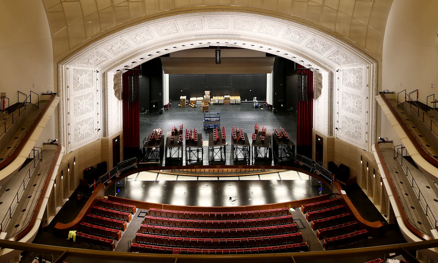 Northrop Auditorium, closed for nearly 2 years for a major internal renovation ] JOELKOYAMA&#x201a;&#xc4;&#xa2;jkoyama@startribune Minneapolis, MN on March 18, 2014.