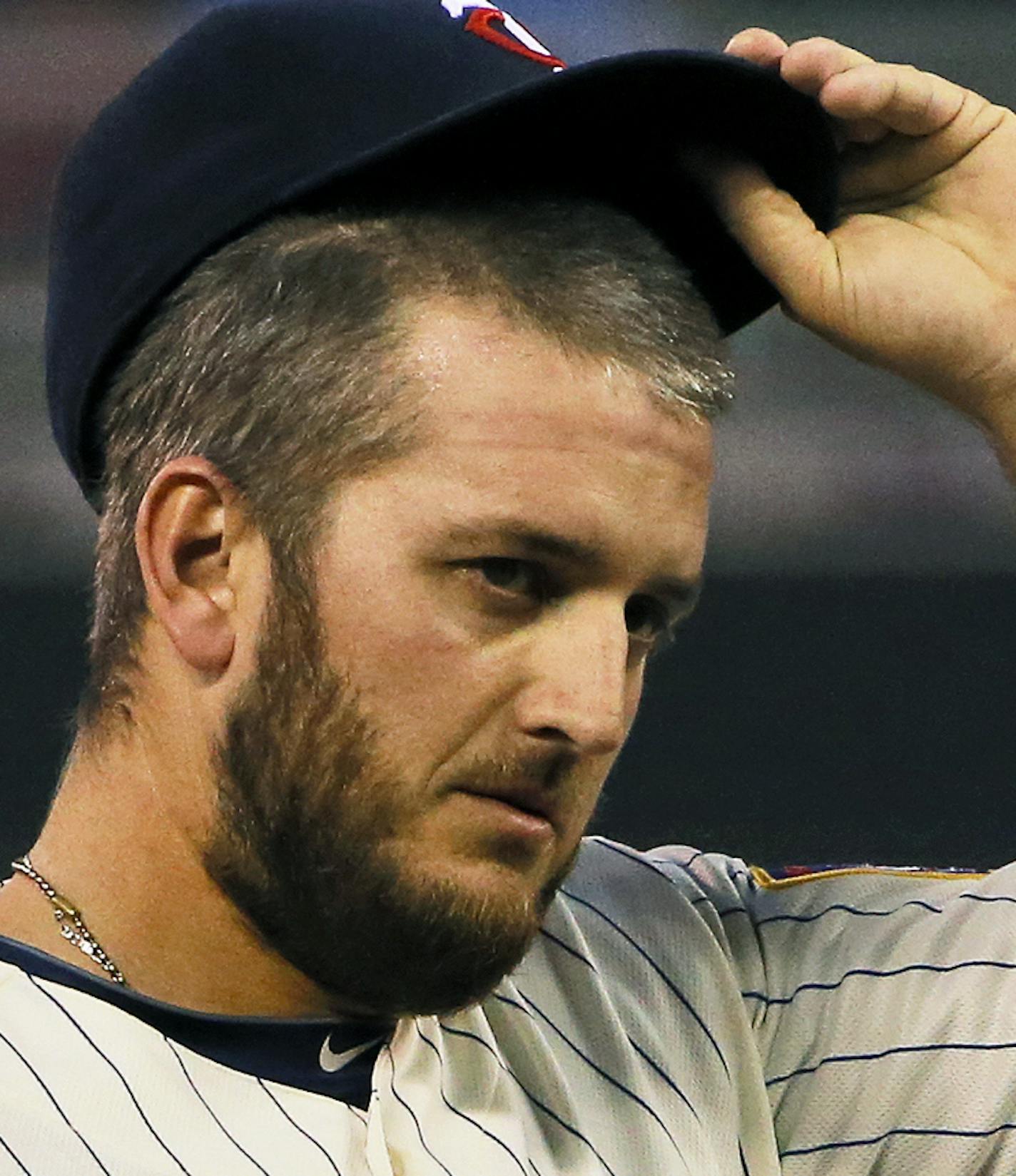 Twins closer Glen Perkins came in to put Seattle down in the 9th inning. ] Minnesota Twins vs. Seattle Mariners. Twins won 4-3. (MARLIN LEVISON/STARTRIBUNE(mlevison@startribune.com) ORG XMIT: MIN1405172124430789