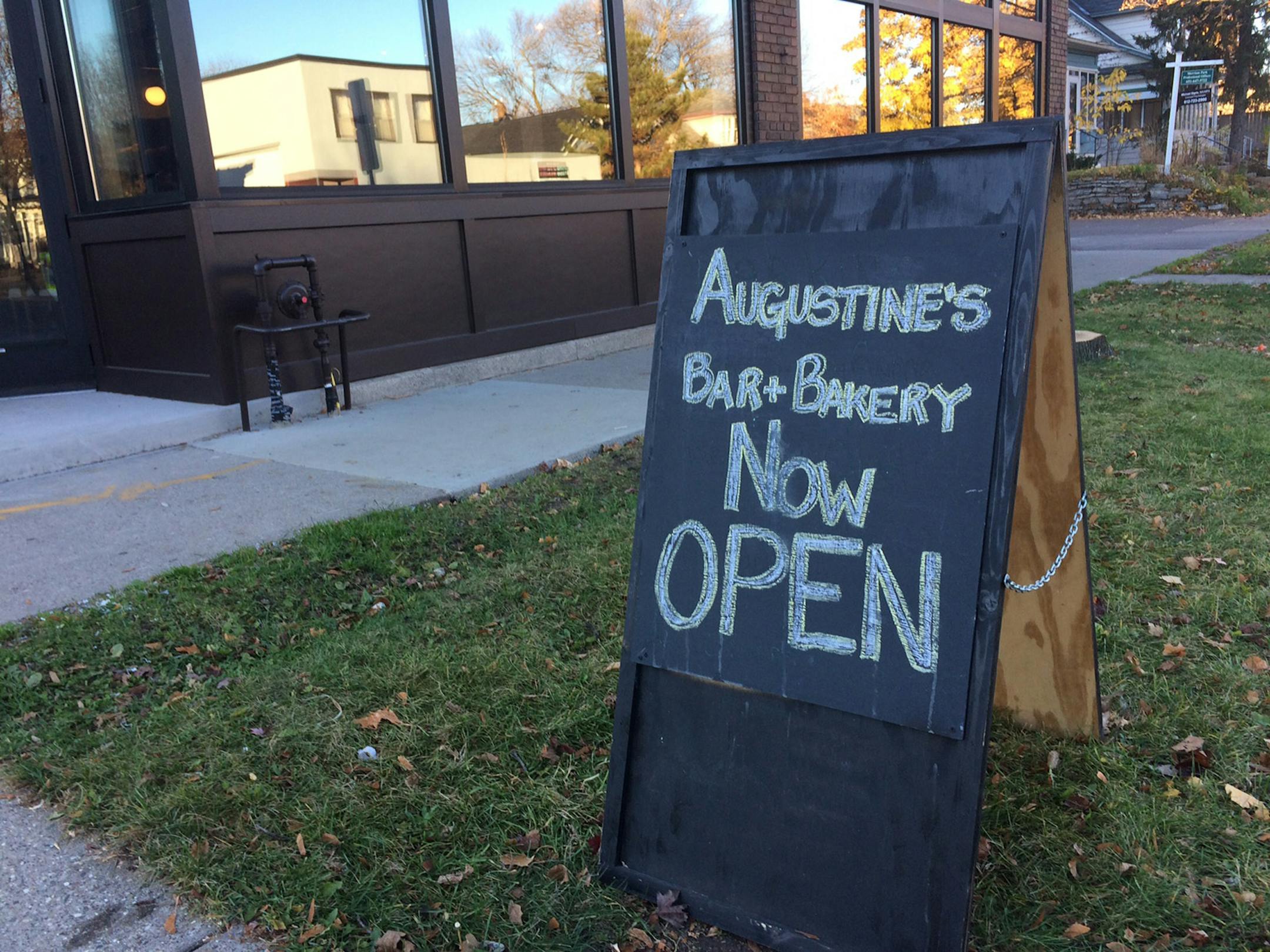 Rick Nelson, Star Tribune
Augstine's Bar and Bakery in St. Paul is now open.