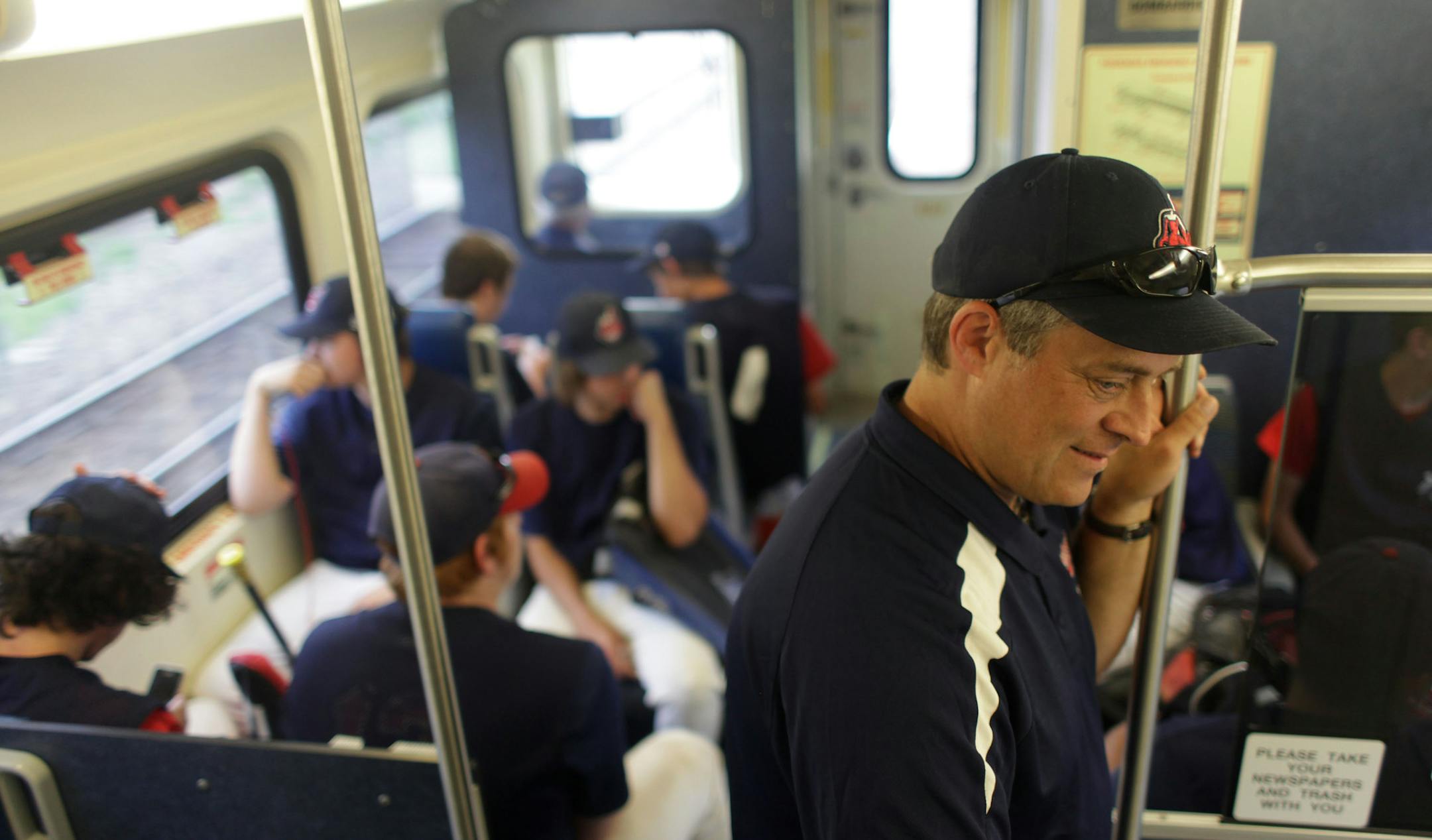 Head coach Wally Langfellow came up with the idea to ride the rails to a game after a 25-minute drive to a game took more than an hour while stuck in traffic.