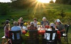 Matt Maier hosts a family dinner on Thousand Hills' 600-acre ranch in Clearwater, near the junction of the Clearwater and Mississippi rivers. The Thou