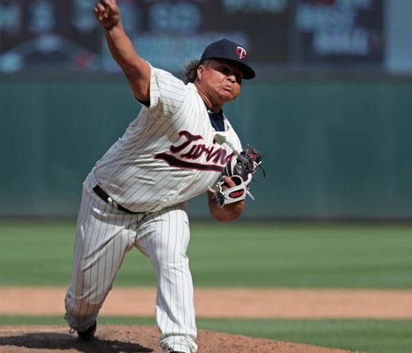 Willians Astudillo got a chance to pitch last season at the end of a one-sided loss,