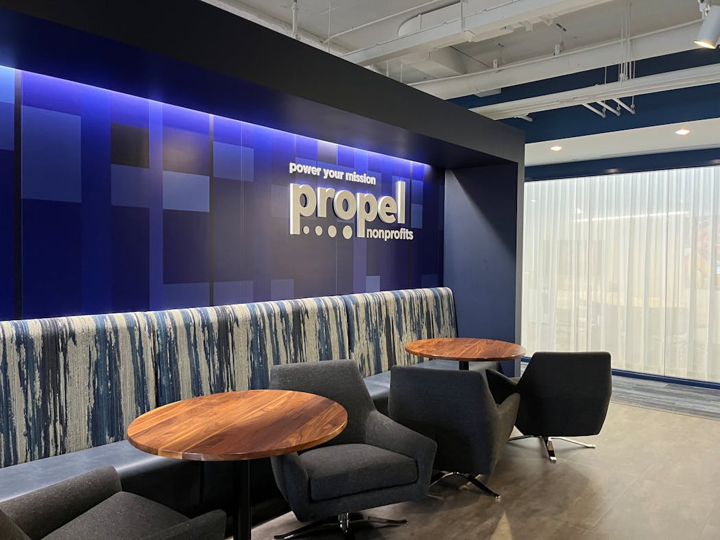Propel Nonprofits’ offices in Minneapolis.