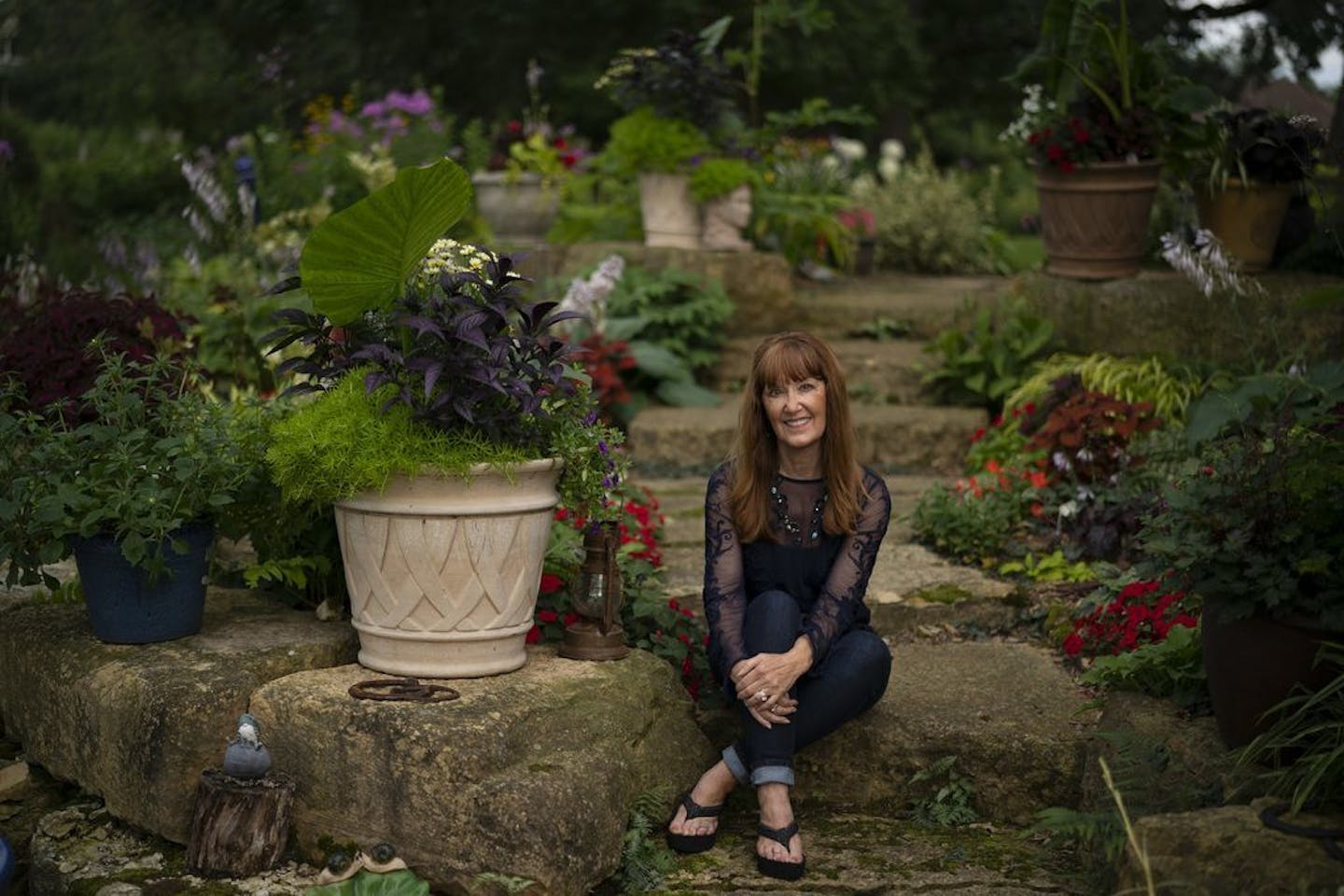 Photographer tends a picture perfect garden in Oakdale