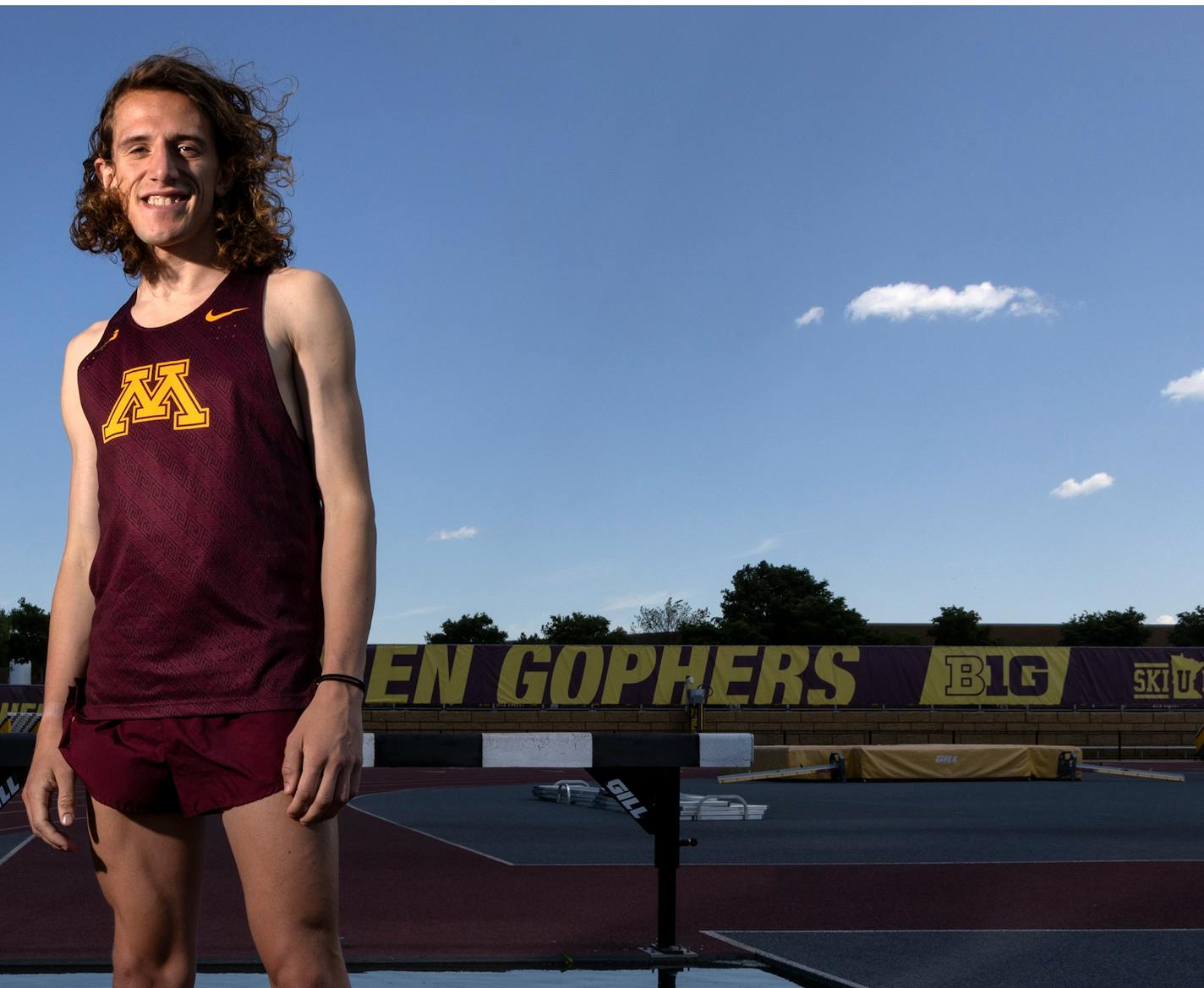 Gophers steeplechasers Alec Basten and Matthew Wilkinson Thursday, June 2, at the University of Minnesota in Minneapolis, Minn. ] CARLOS GONZALEZ • carlos.gonzalez@startribune.com